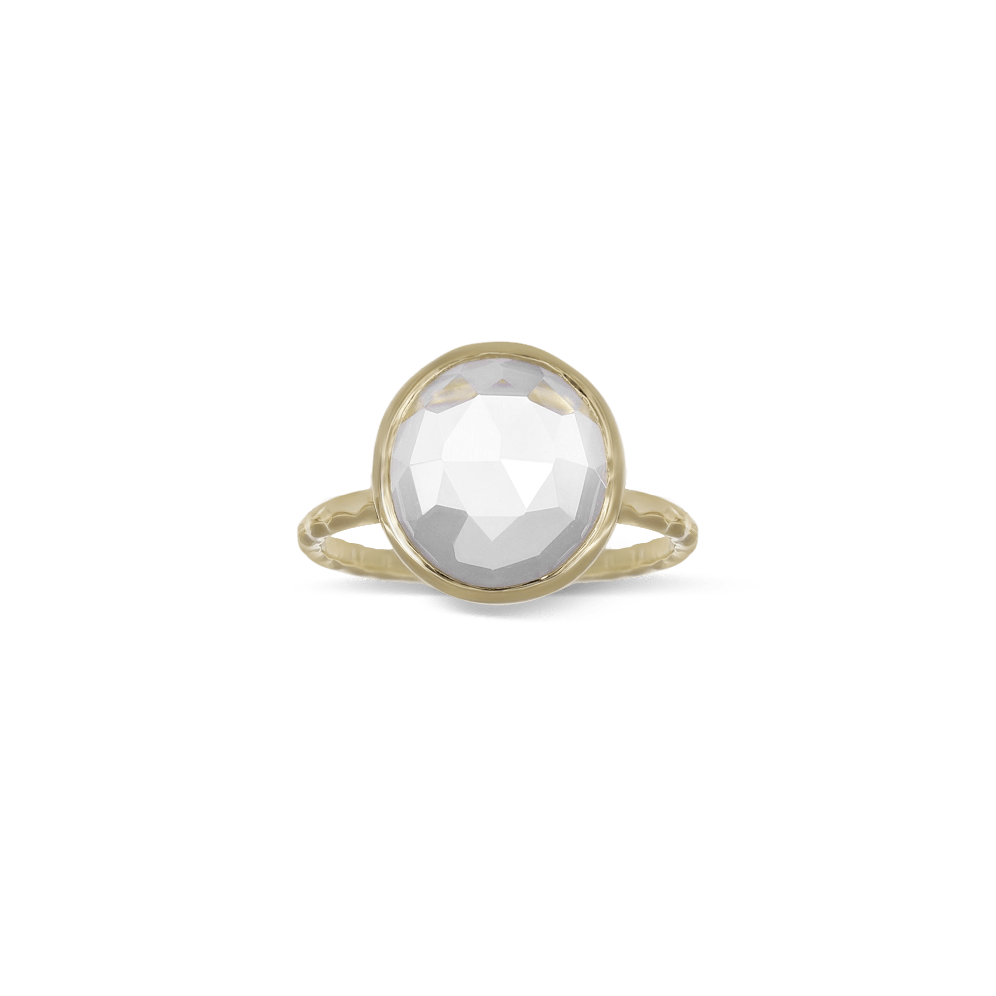 BEATTI Ring Maeve • Rose Cut White Topaz Ring Maeve • Rose Cut White Topaz Ring