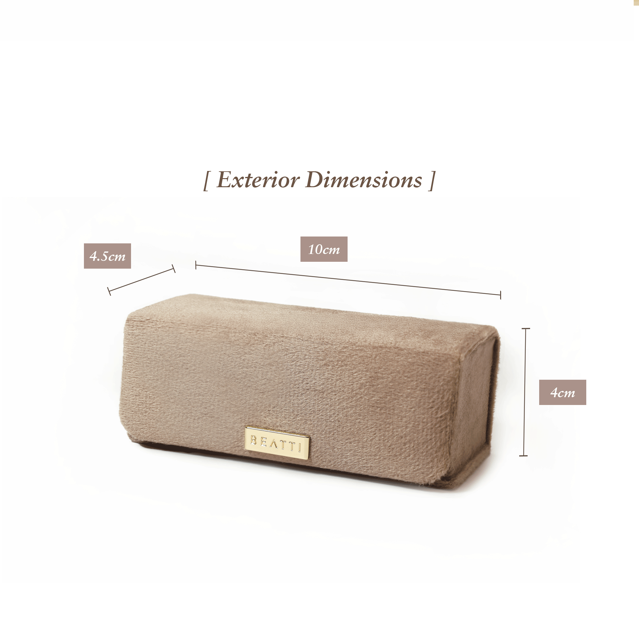 BEATTI Jewelry Case Jewelry Travel Case (S) Small Jewelry Travel Case Jewelry Travel Case_S Small Jewelry Travel Case