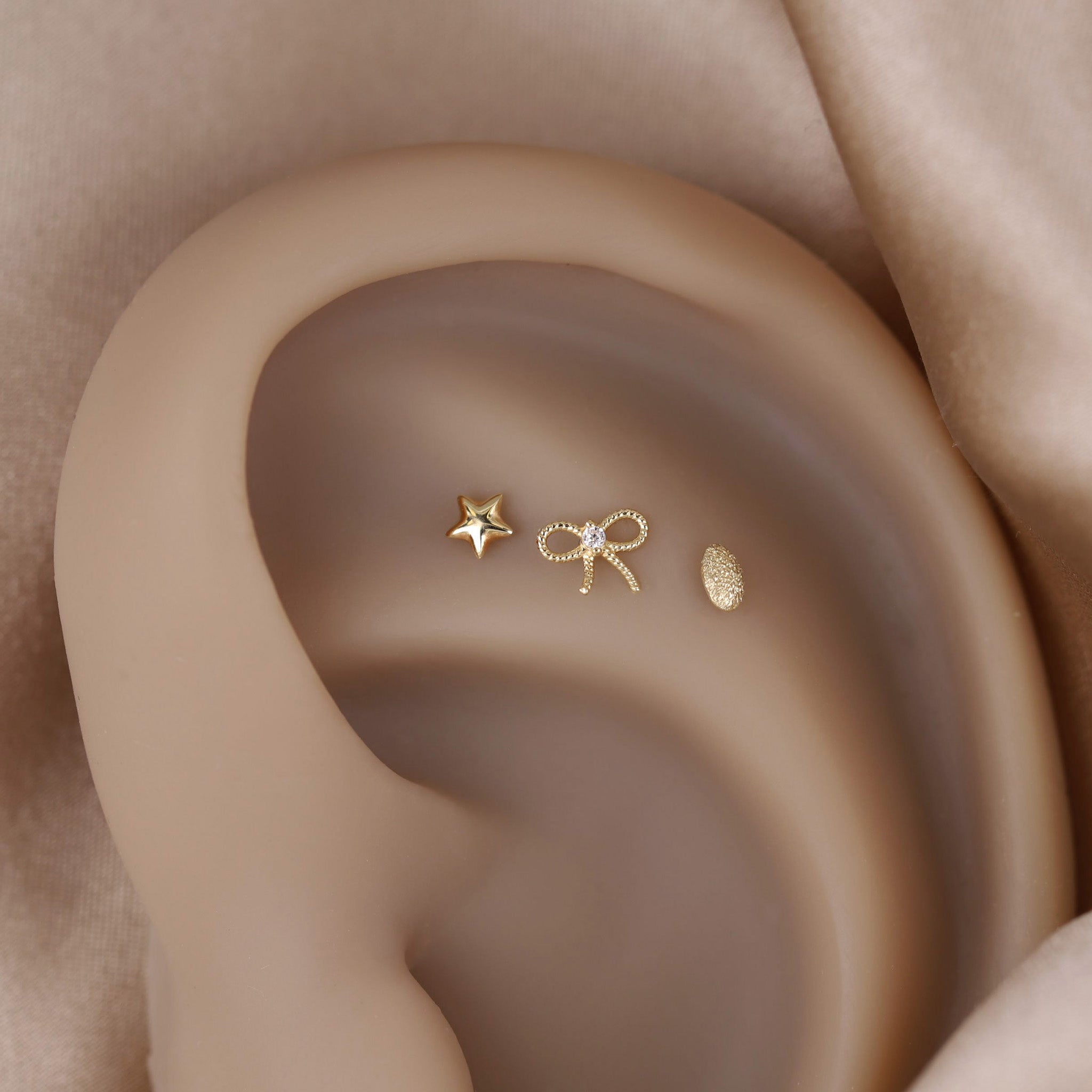 Micro Star Flat Back Stud