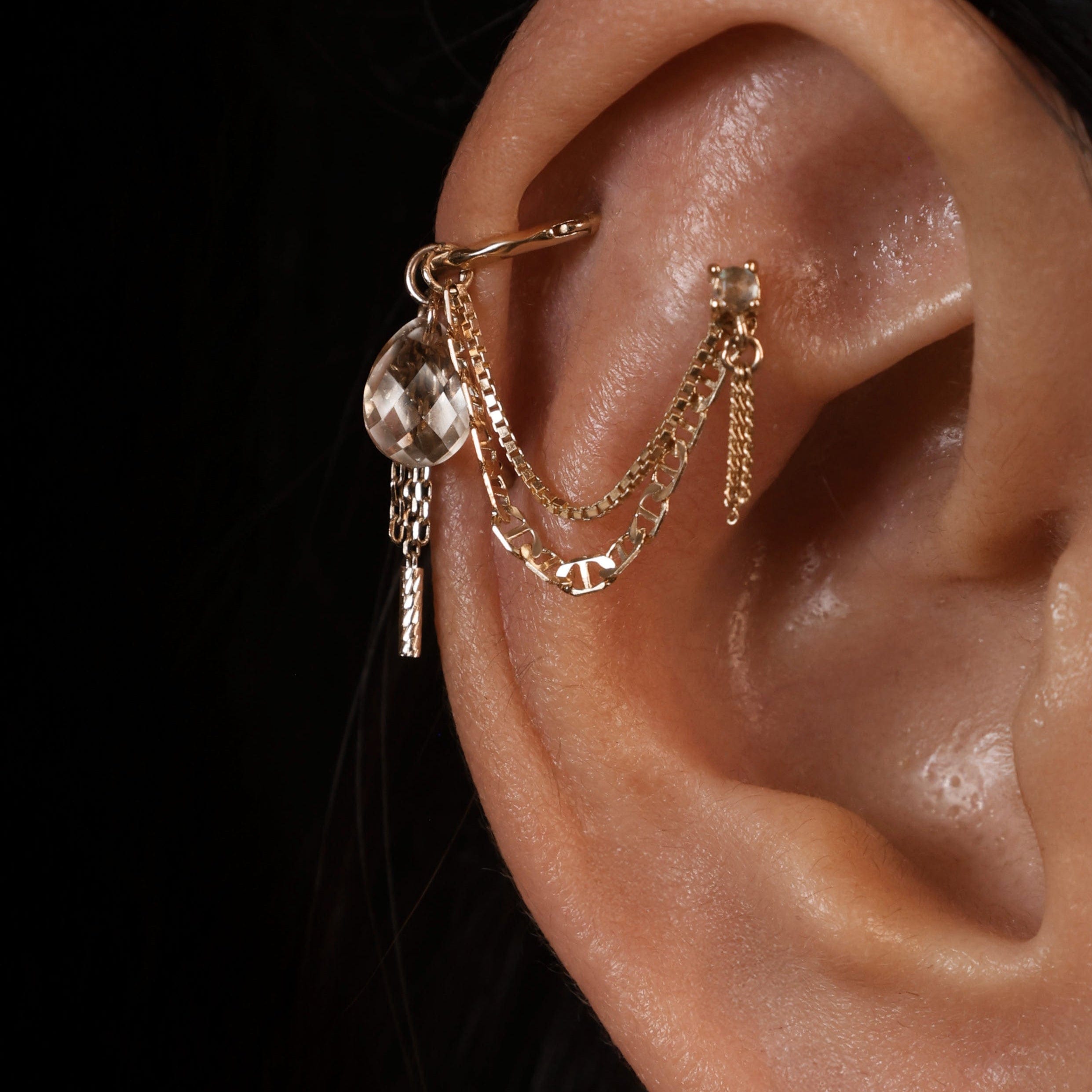 BEATTI Charms Nobel • Gemstone Tassel Charm Nobel • Gemstone Tassel Charm