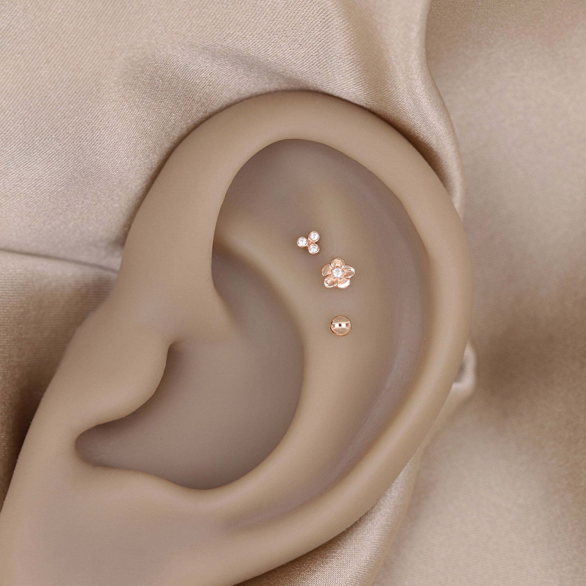 Petite Round Dome Flat Back Stud