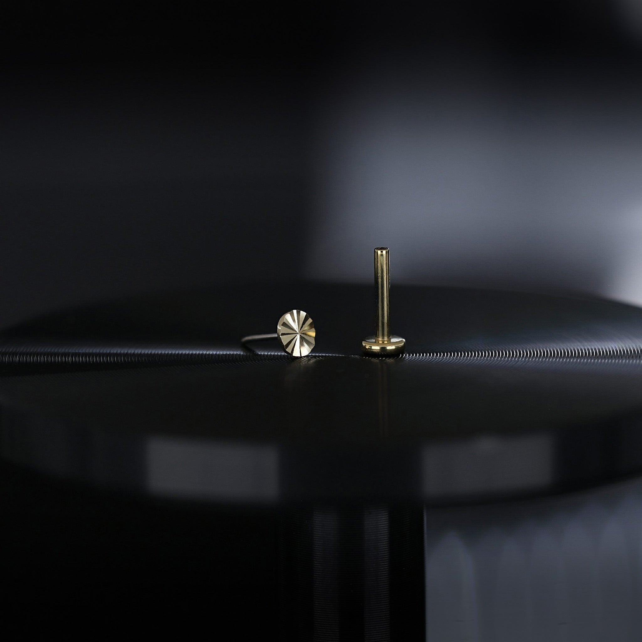 3mm Ray Disc Flat Disc Stud