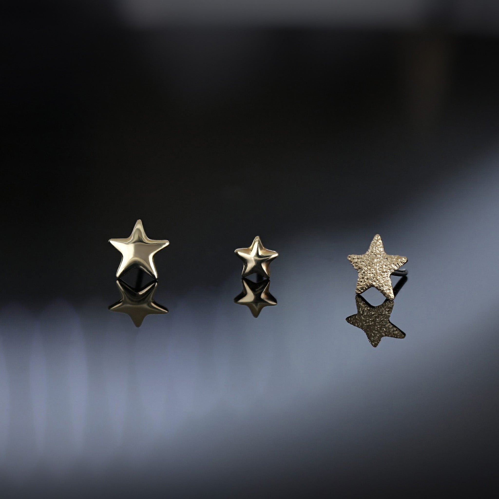 Micro Star Flat Back Stud