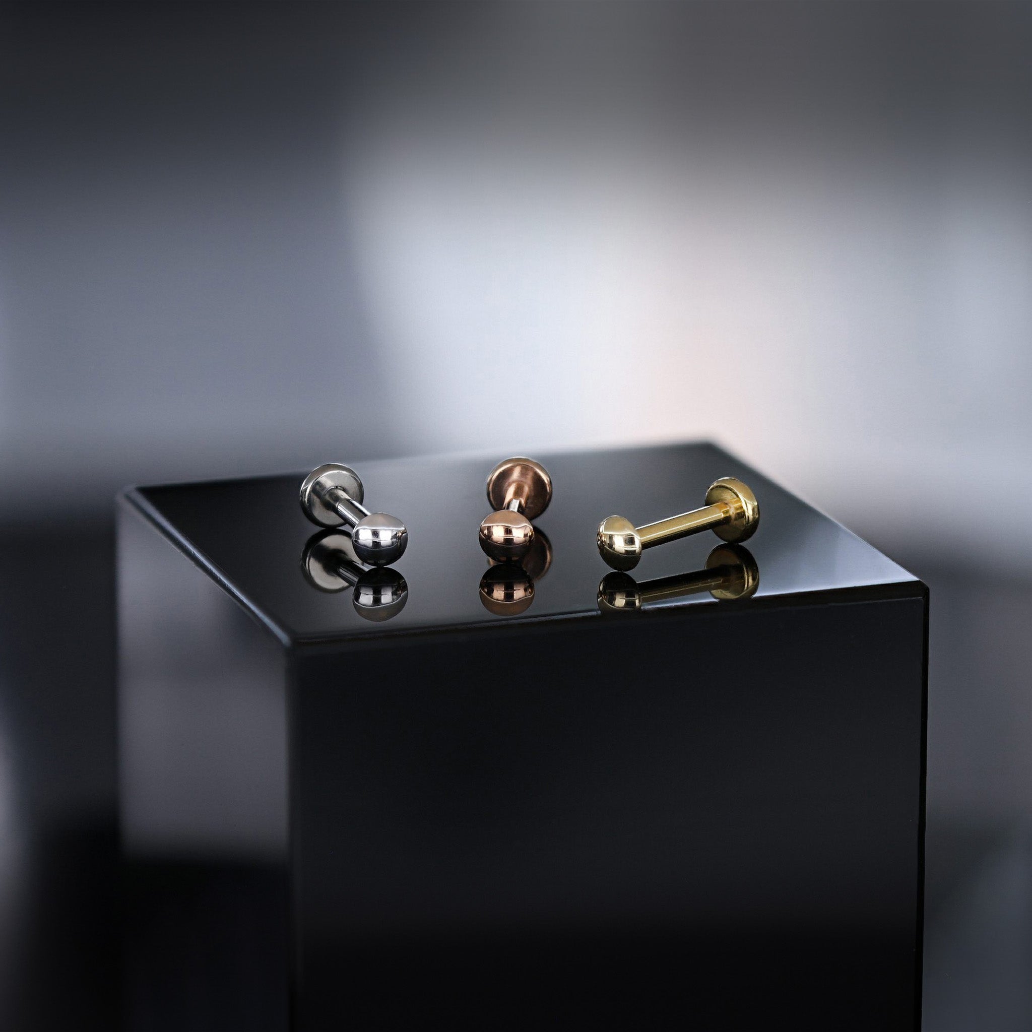 Petite Round Dome Flat Back Stud