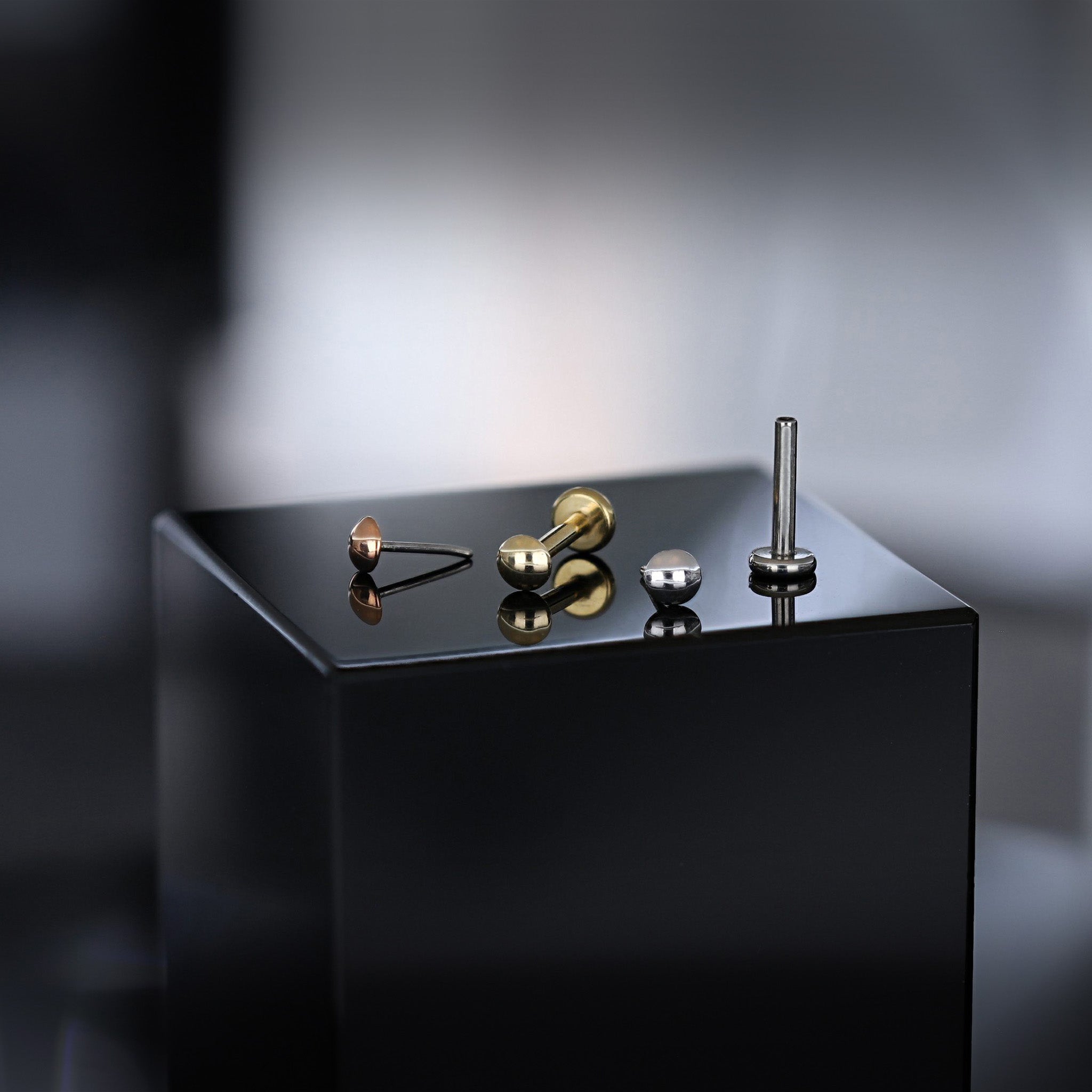 Petite Round Dome Flat Back Stud