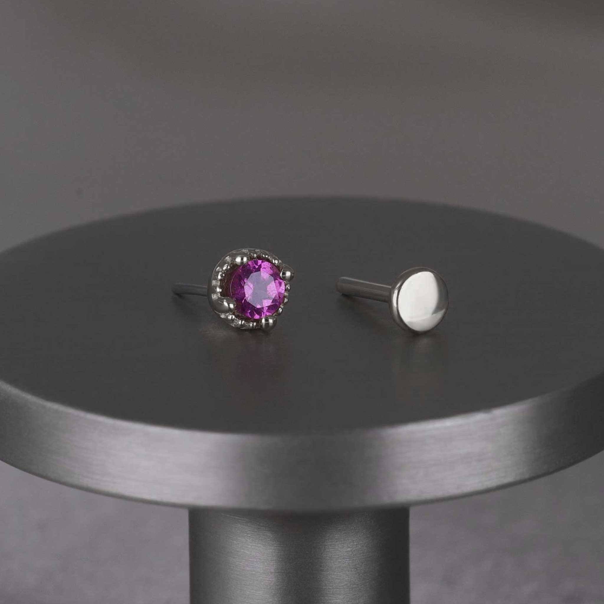 Stella • Threadless Ends 925 Silver/Titanium