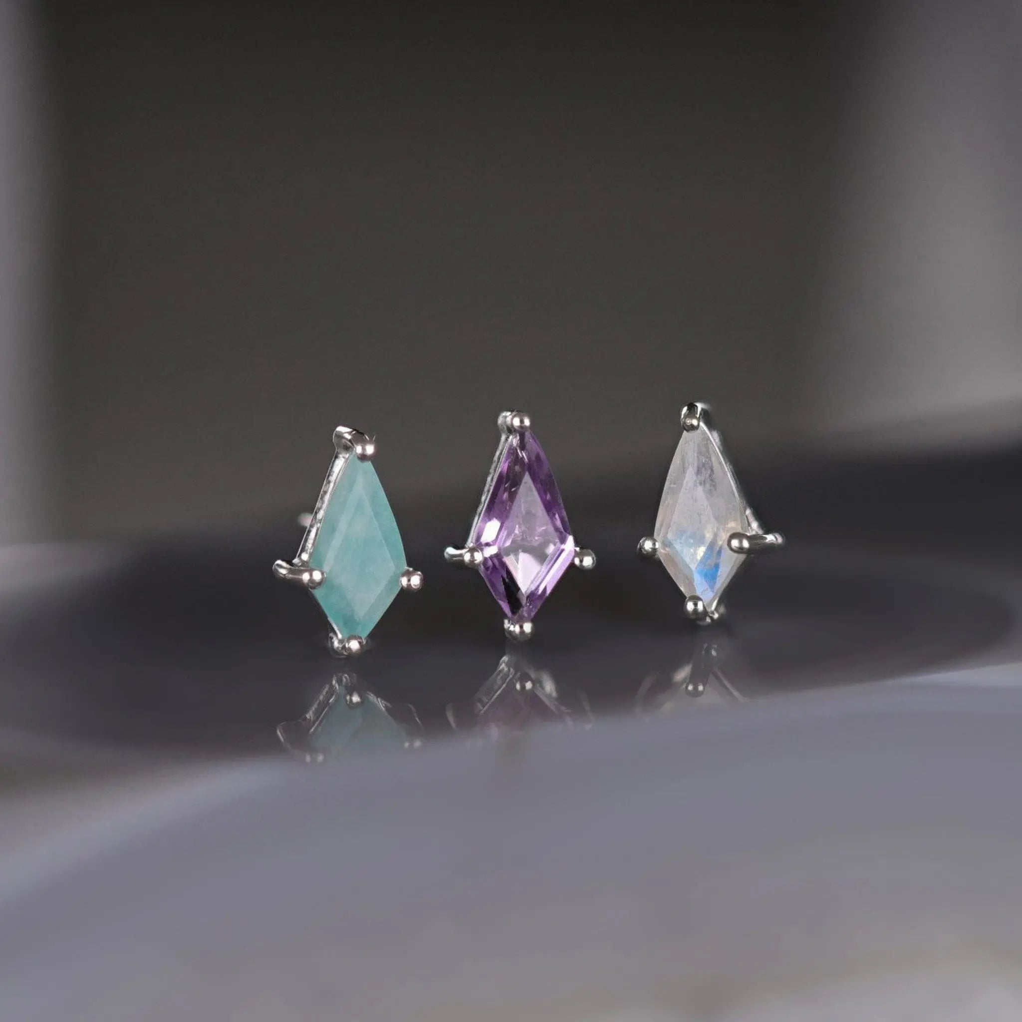 BEATTI Threadless Ends Siera • Natural Gemstone Threadless Ends Siera • Natural Gemstone Threadless Ends