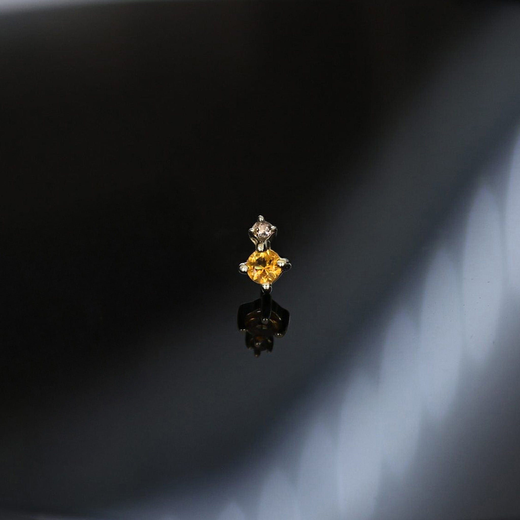 BEATTI Hoops BTE015 • Gemstone Stud BTE015 • Gemstone Stud