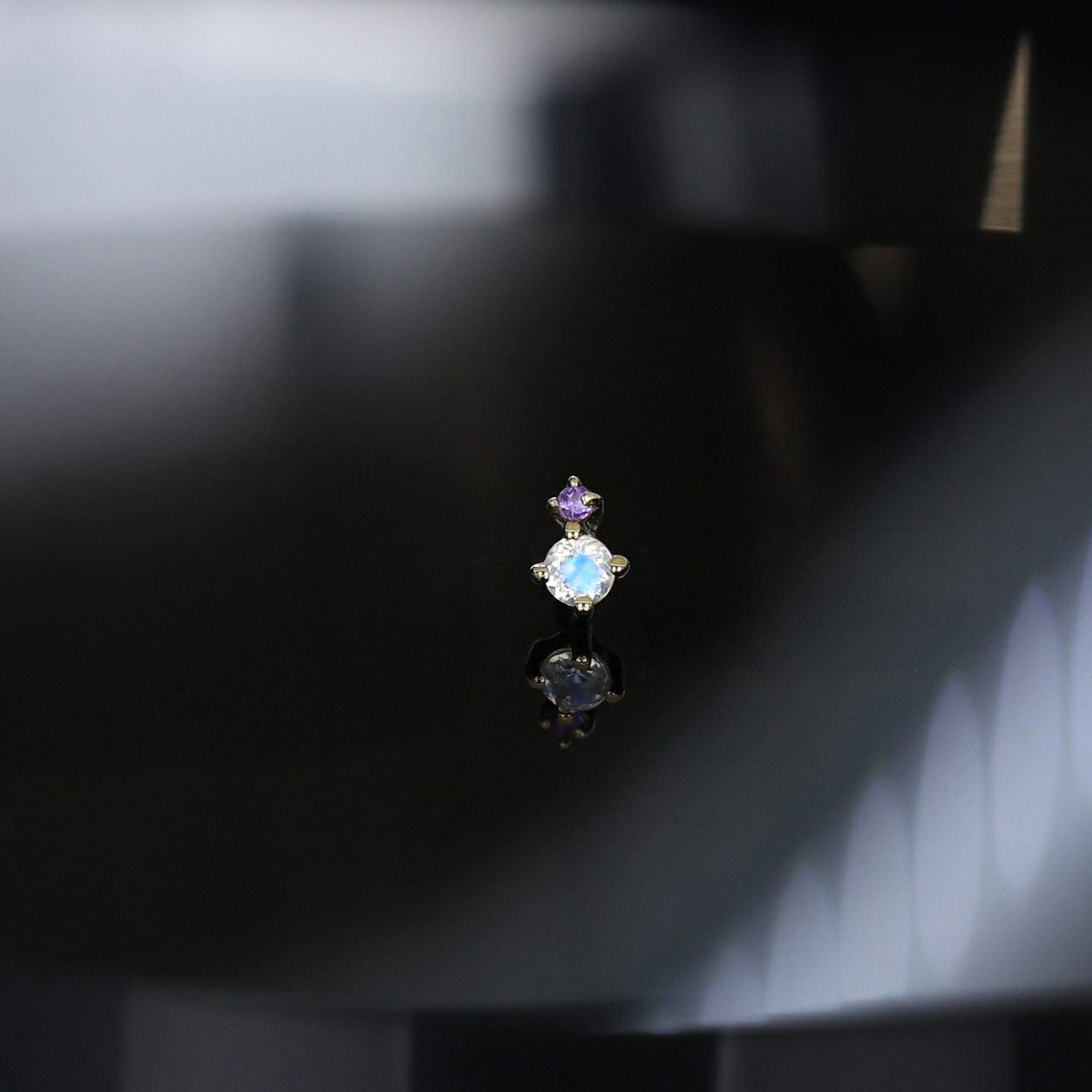 BEATTI Hoops BTE015 • Gemstone Stud BTE015 • Gemstone Stud