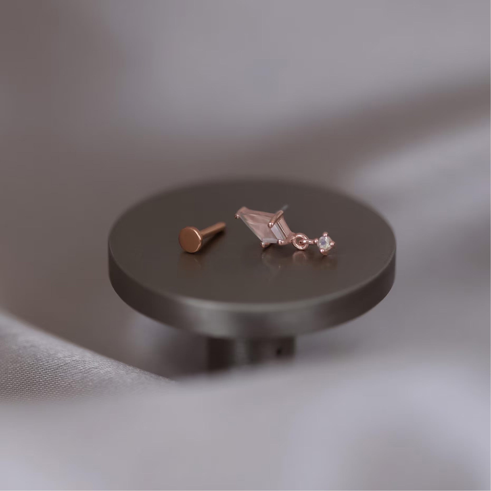 Celeste • Natural Gemstone Threadless Ends