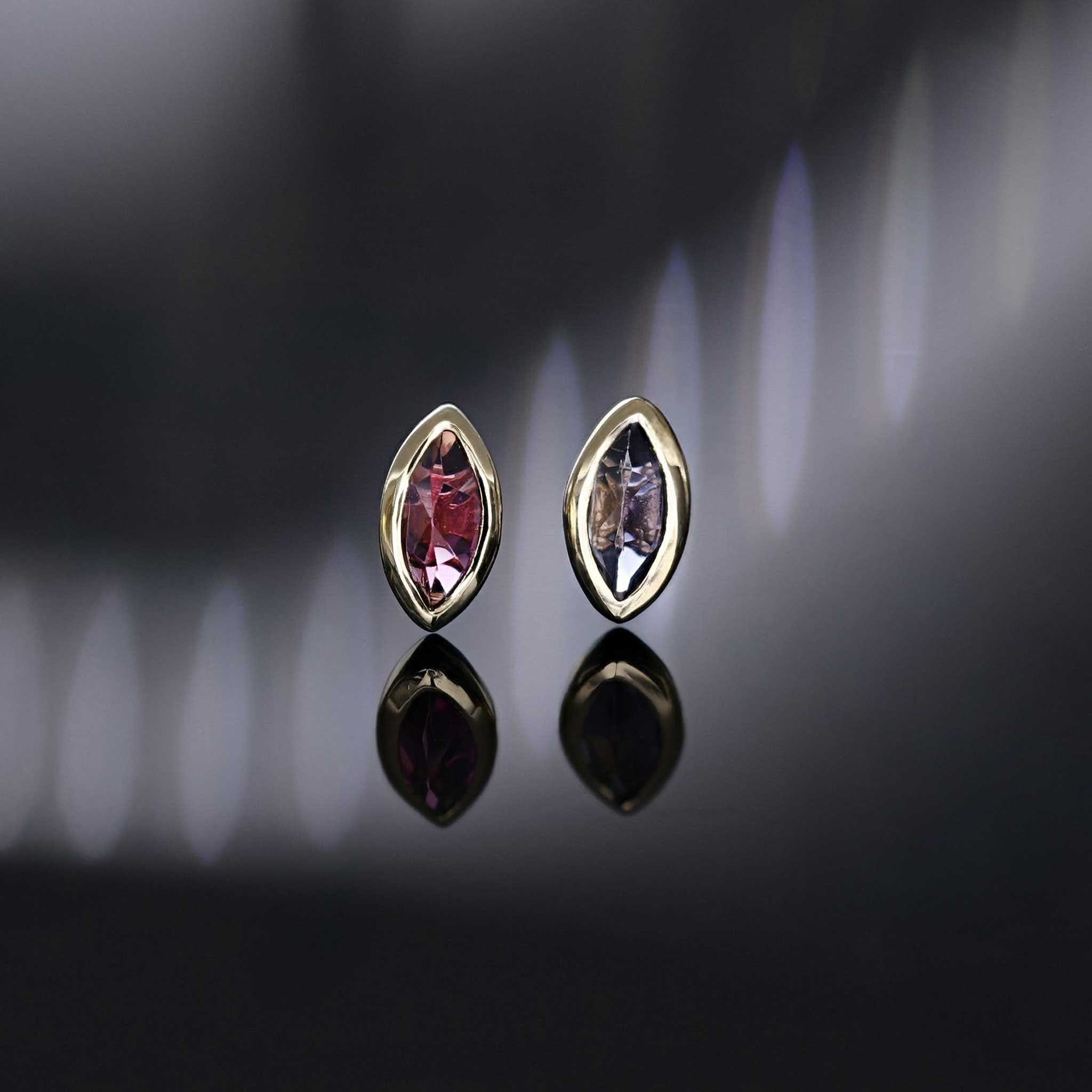 BEATTI Threadless Ends Aura • Natural Gemstone Threadless Ends Aura • Natural Gemstone Threadless Ends