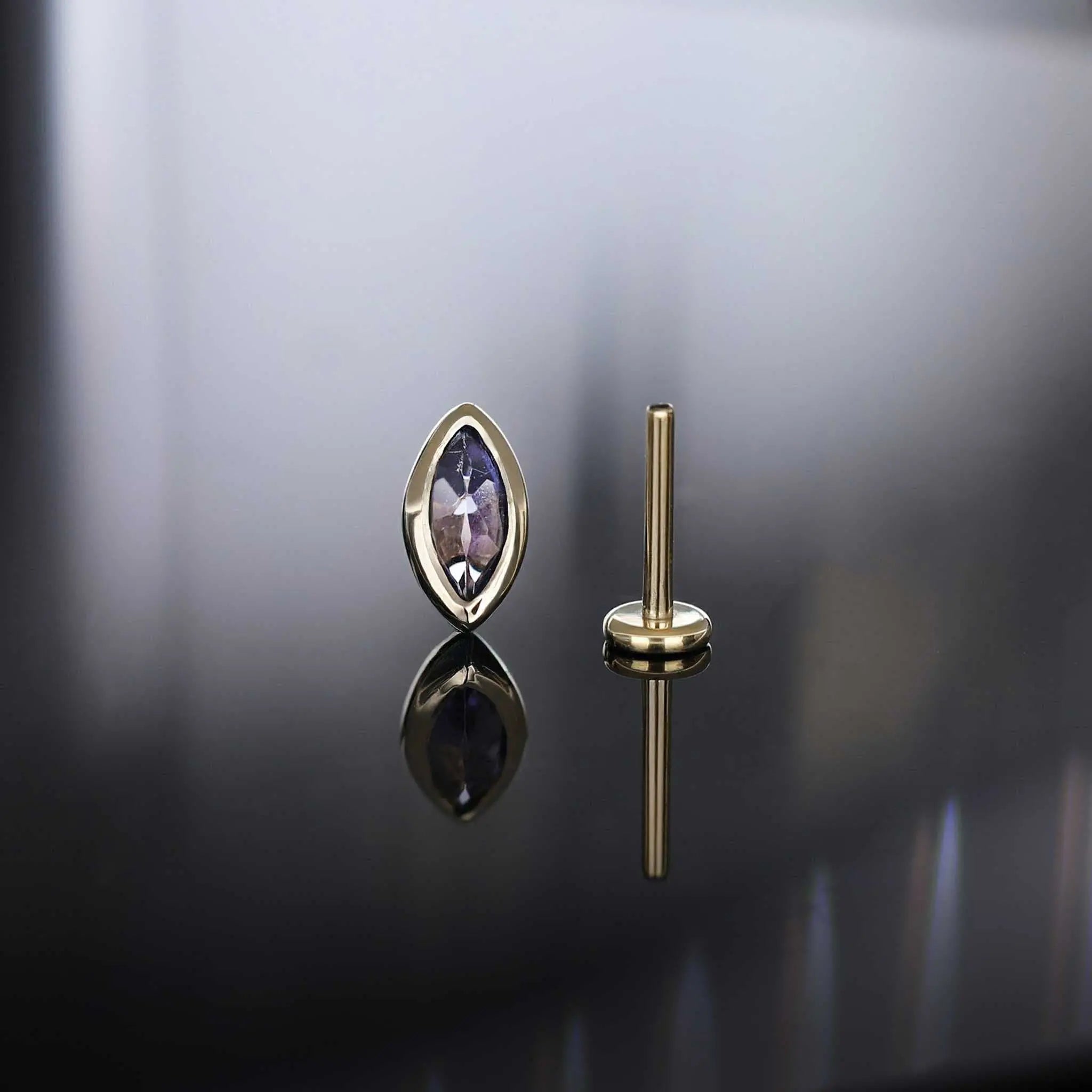 BEATTI Threadless Ends Aura • Natural Gemstone Threadless Ends Aura • Natural Gemstone Threadless Ends