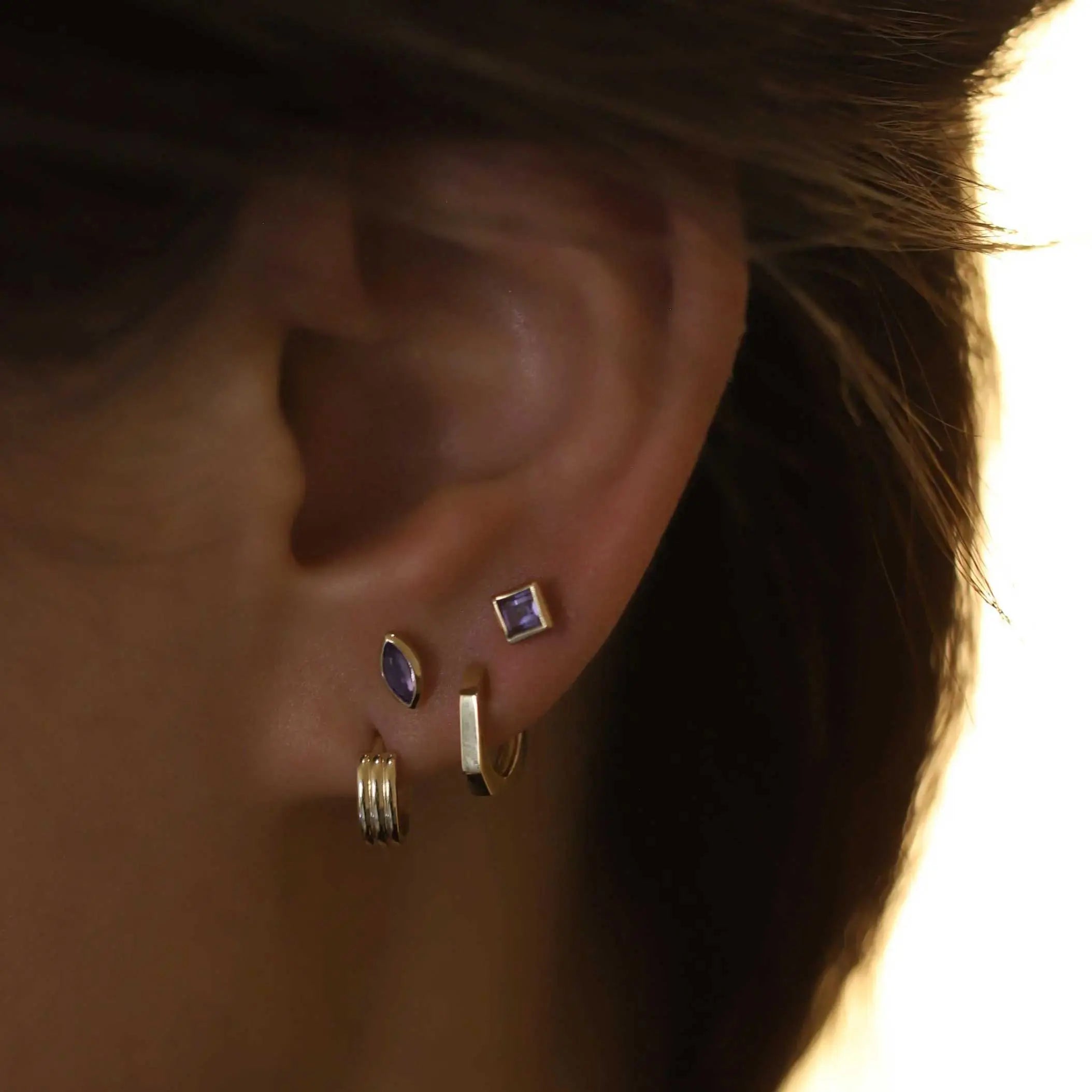 BEATTI Threadless Ends Aura • Natural Gemstone Threadless Ends Aura • Natural Gemstone Threadless Ends