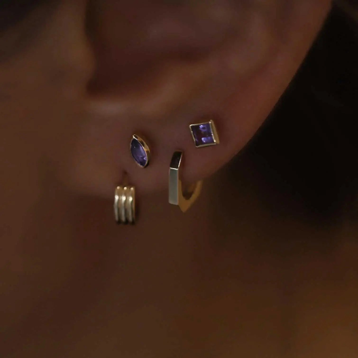 BEATTI Threadless Ends Aura • Natural Gemstone Threadless Ends Aura • Natural Gemstone Threadless Ends