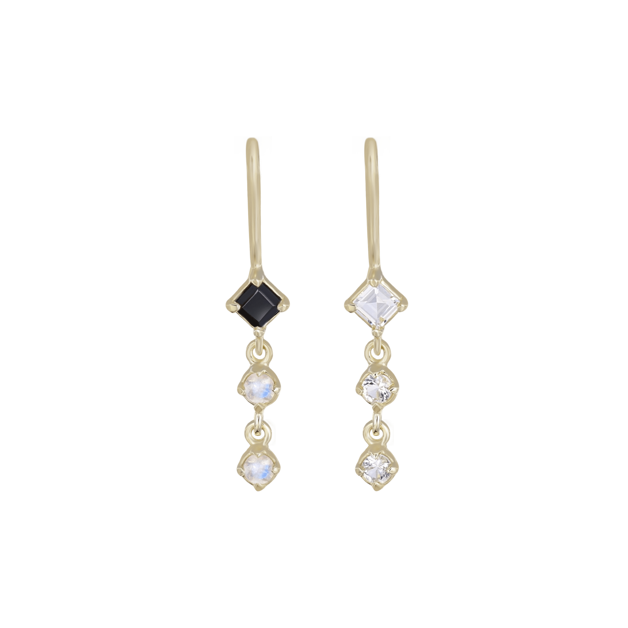 BEATTI Threaders BTE051 • Gemstone Threader Earrings BTE051 • Gemstone Threader Earrings