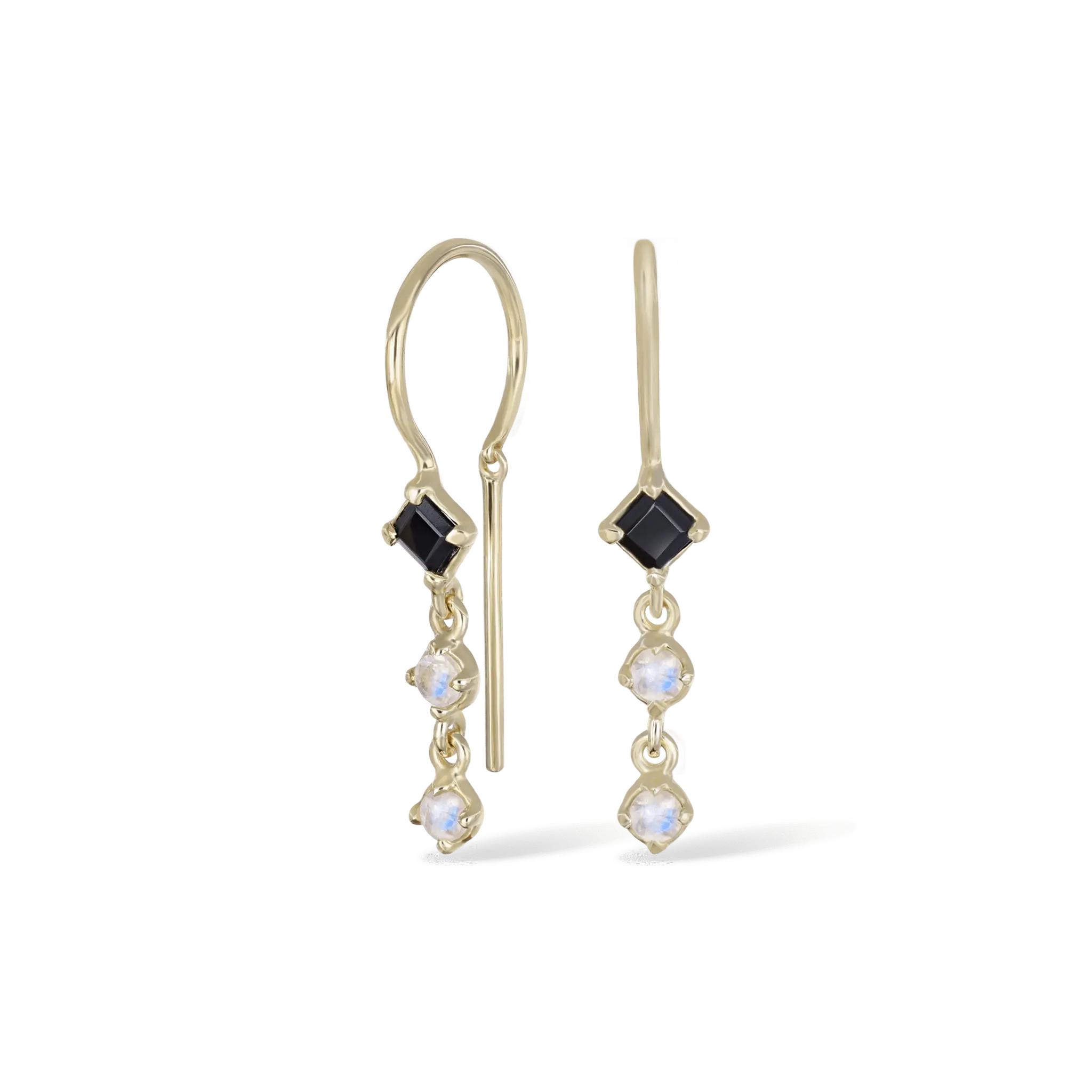 BEATTI Threaders BTE051 • Gemstone Threader Earrings BTE051 • Gemstone Threader Earrings