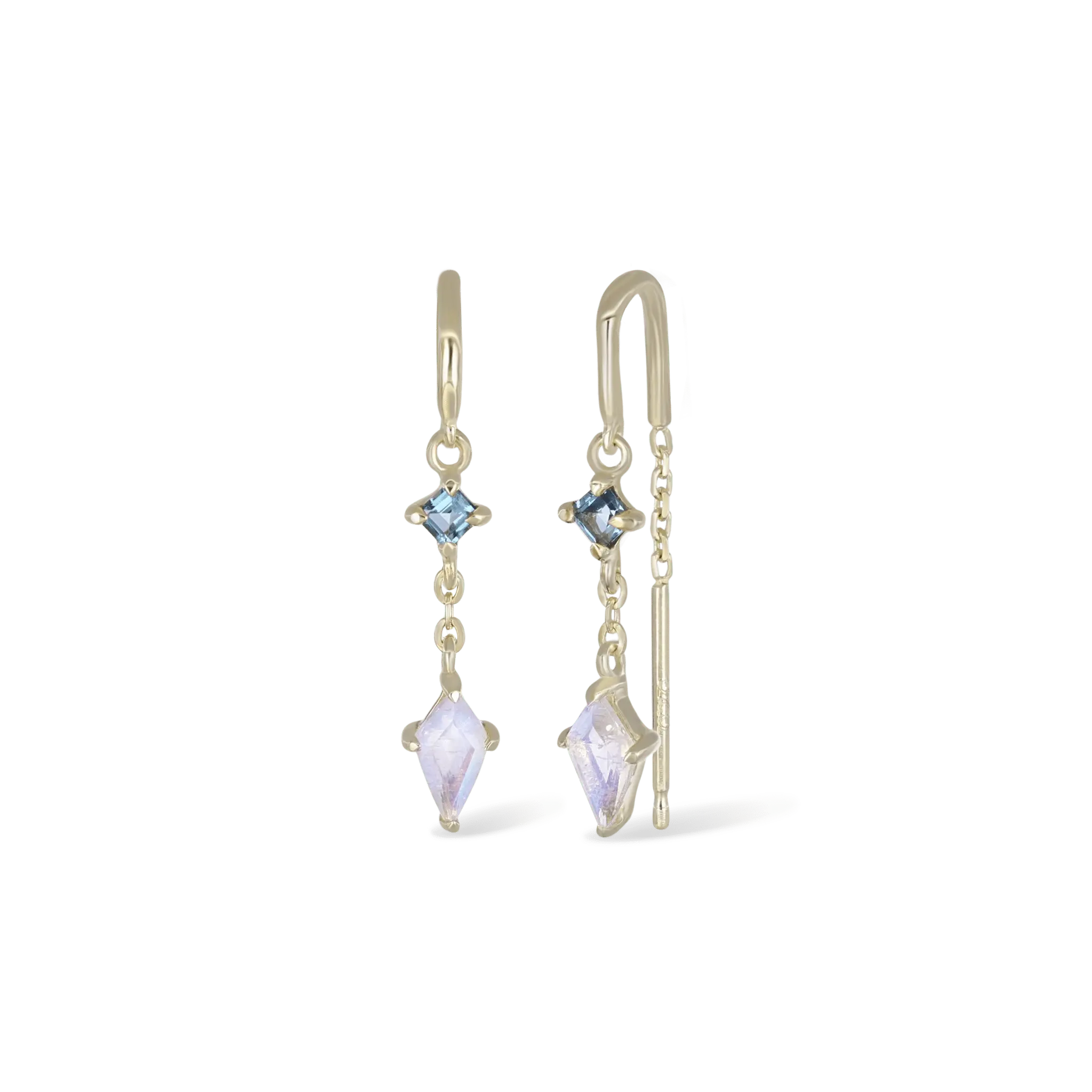 BEATTI Threaders BTE055 • Gemstone Threader Earrings BTE055 • Gemstone Threader Earrings