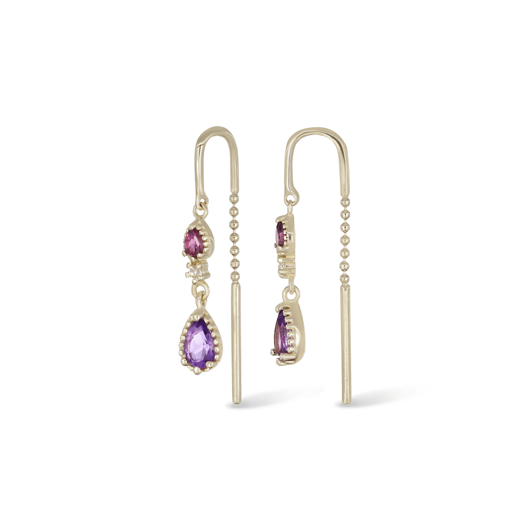 BEATTI Threaders BTE057 • Gemstone Threader Earrings (Copy) BTE057 • Gemstone Threader Earrings (Copy)