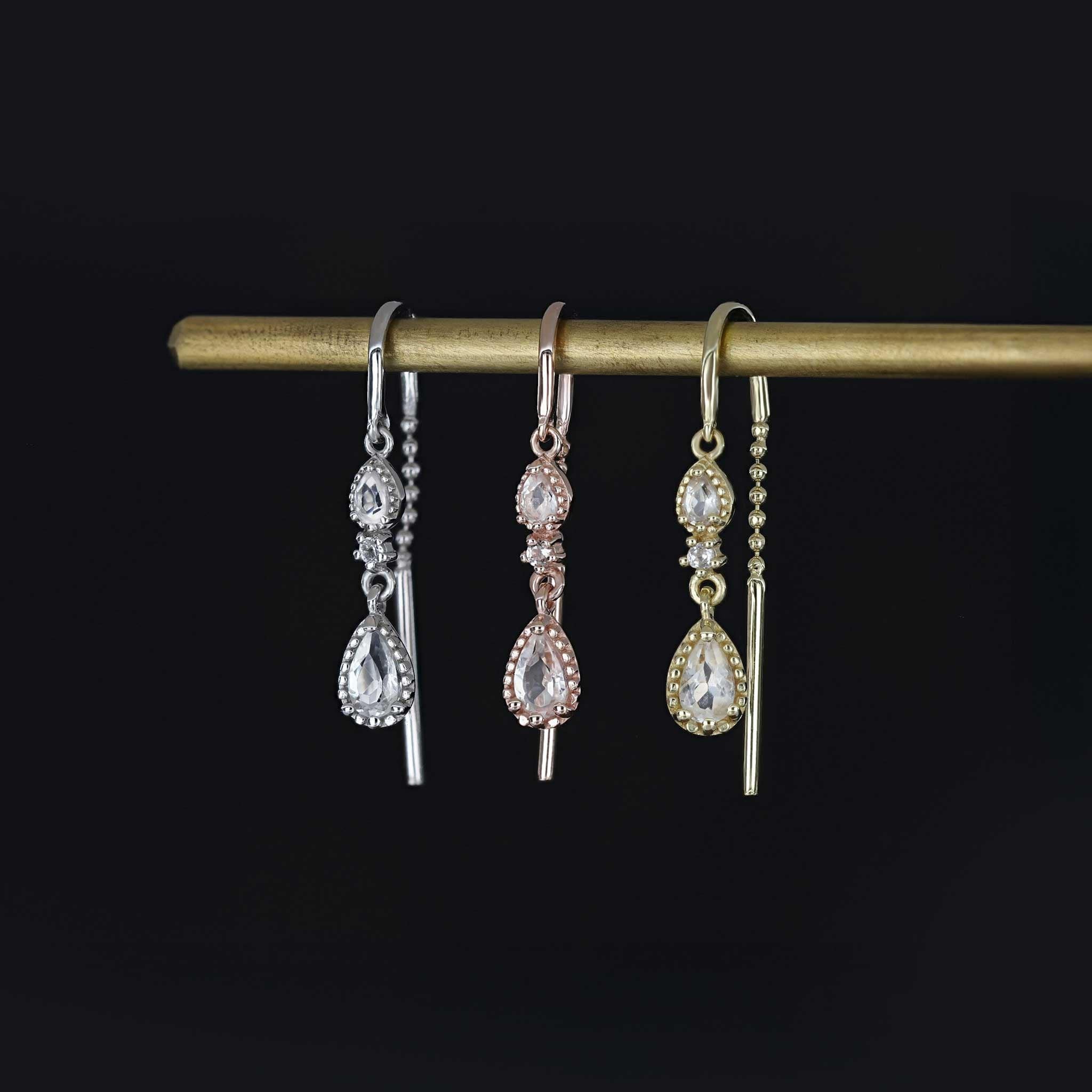 BEATTI Threaders BTE057 • Gemstone Threader Earrings (Copy) BTE057 • Gemstone Threader Earrings (Copy)