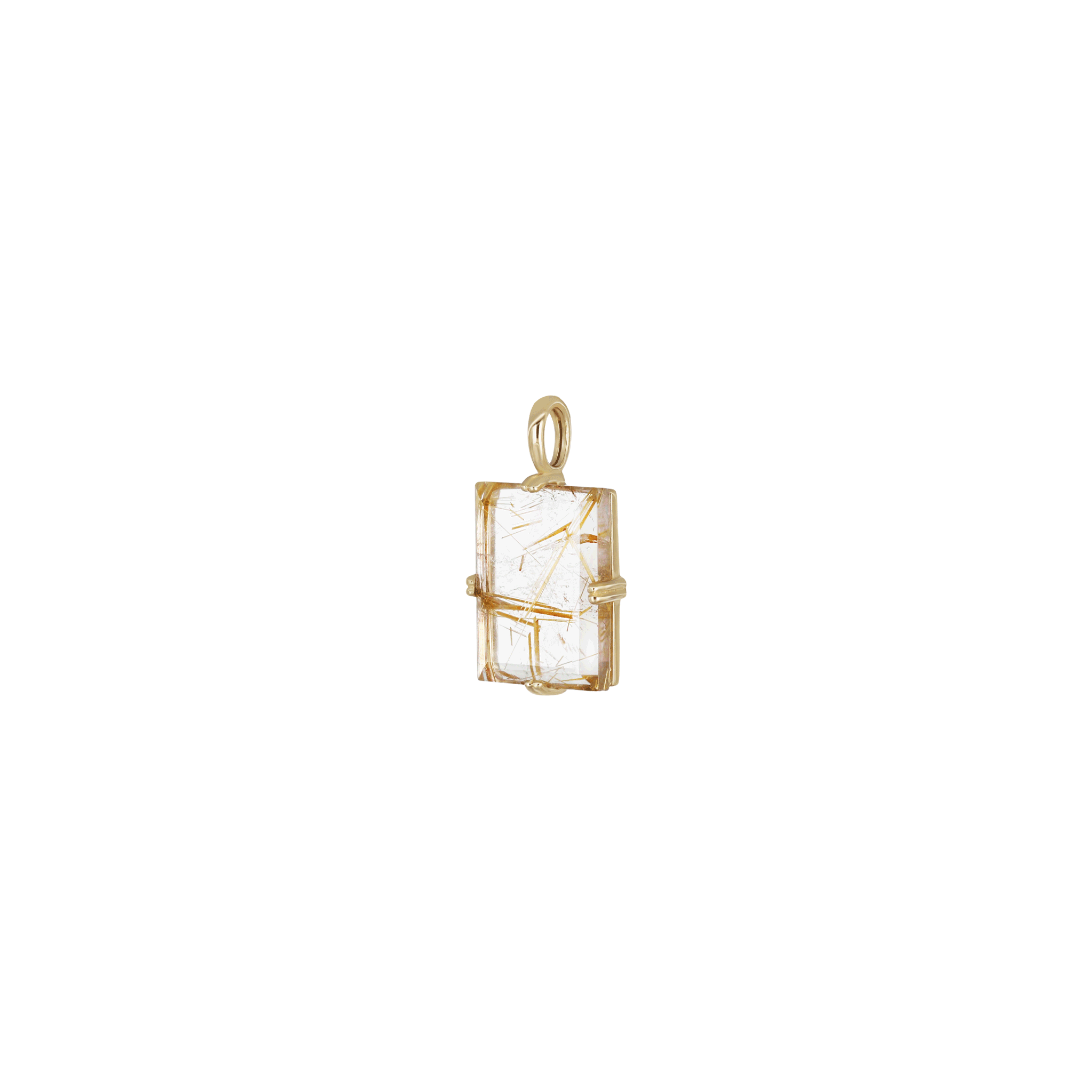 BEATTI Pendants BTP063 • Square Gemstone Necklace Pendant BTP063 • Square Gemstone Necklace Pendant