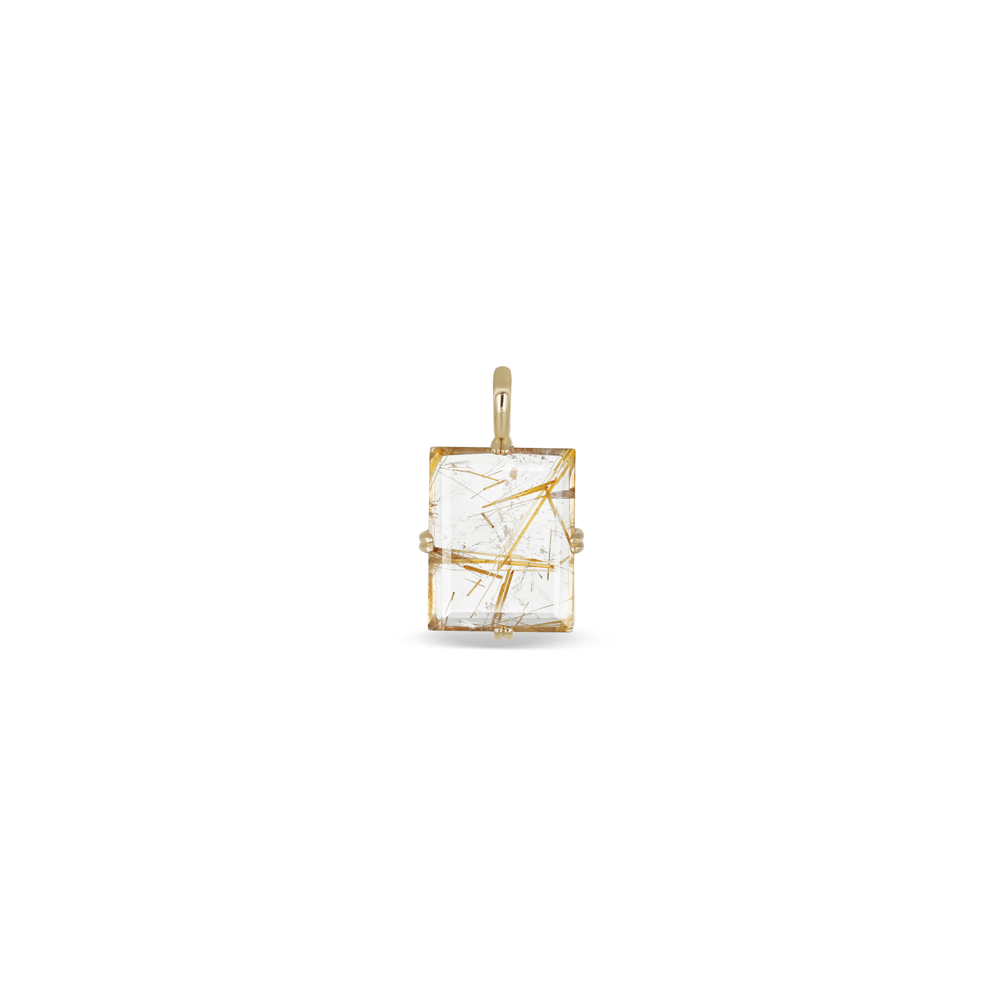 BEATTI Pendants BTP063 • Square Gemstone Necklace Pendant BTP063 • Square Gemstone Necklace Pendant