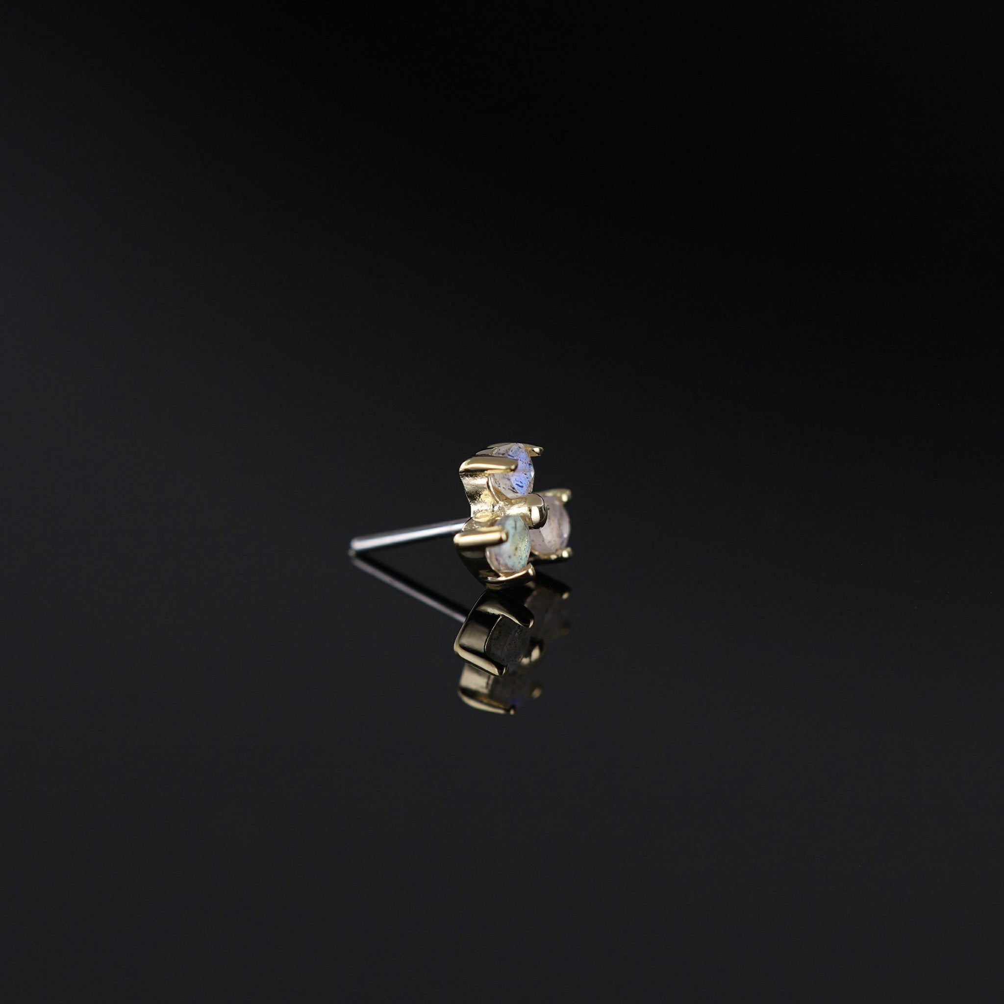 Ivy II • Natural Gemstone Threadless Ends