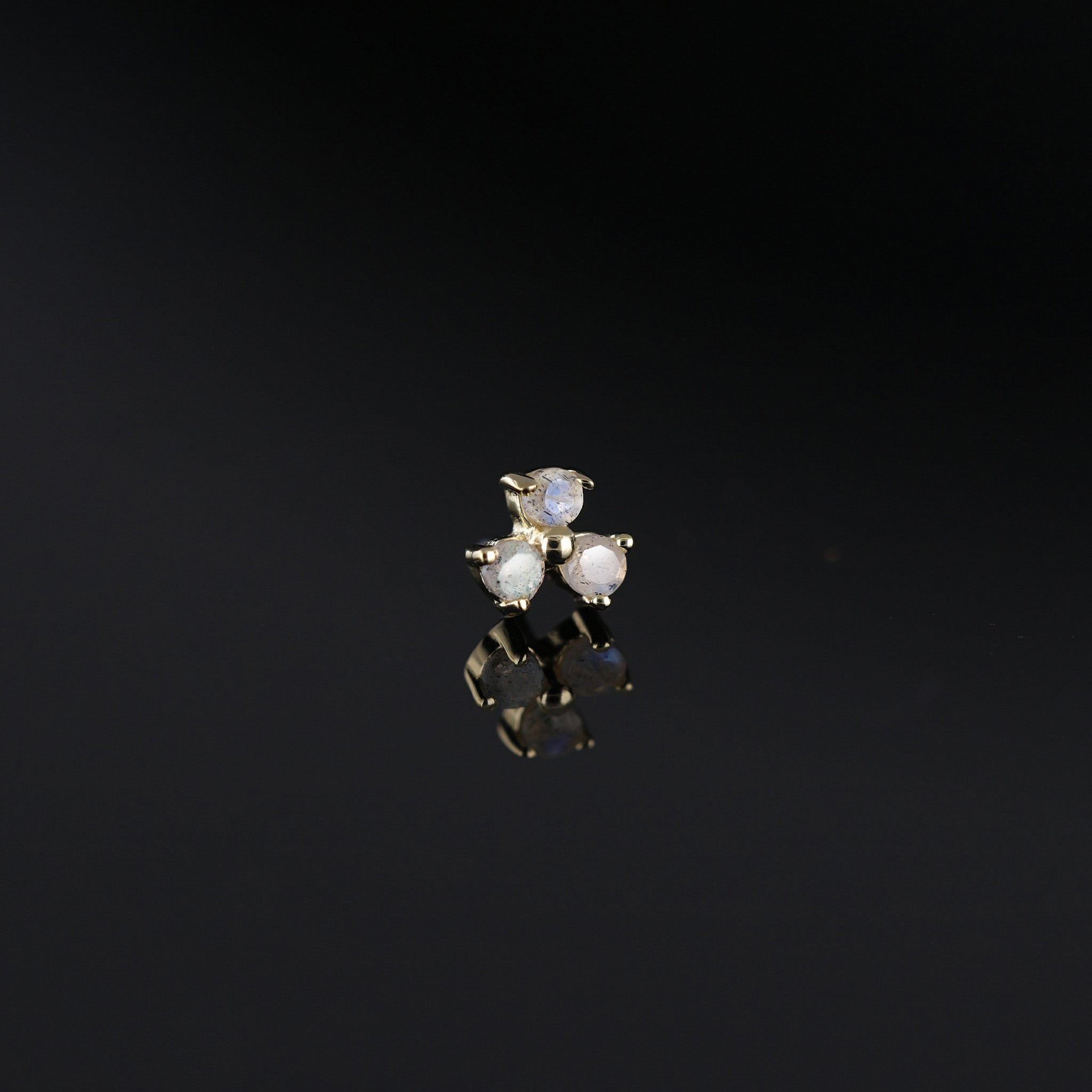 Ivy II • Natural Gemstone Threadless Ends