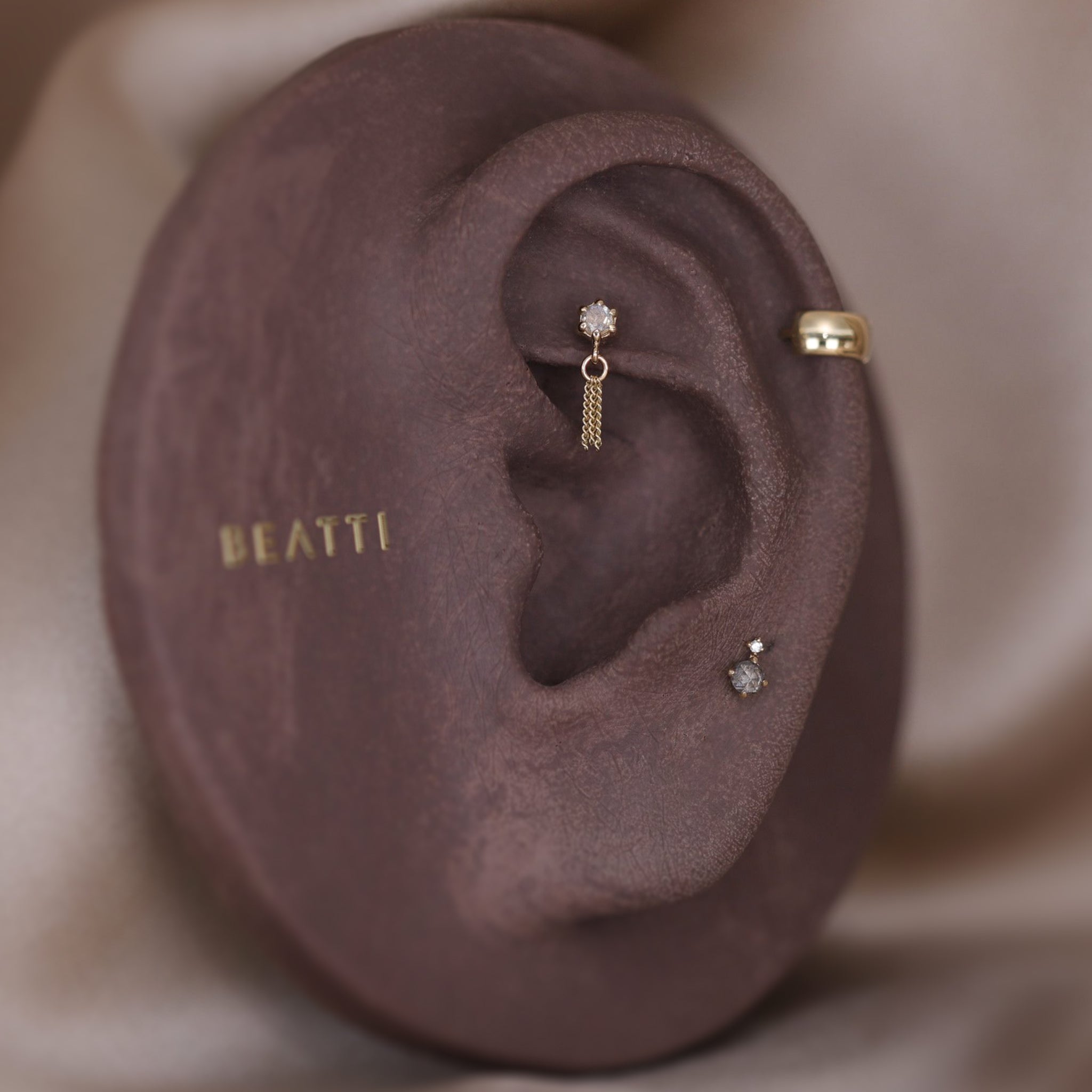 Starlet • Black Labradorite Chain Tassel - BEATTI