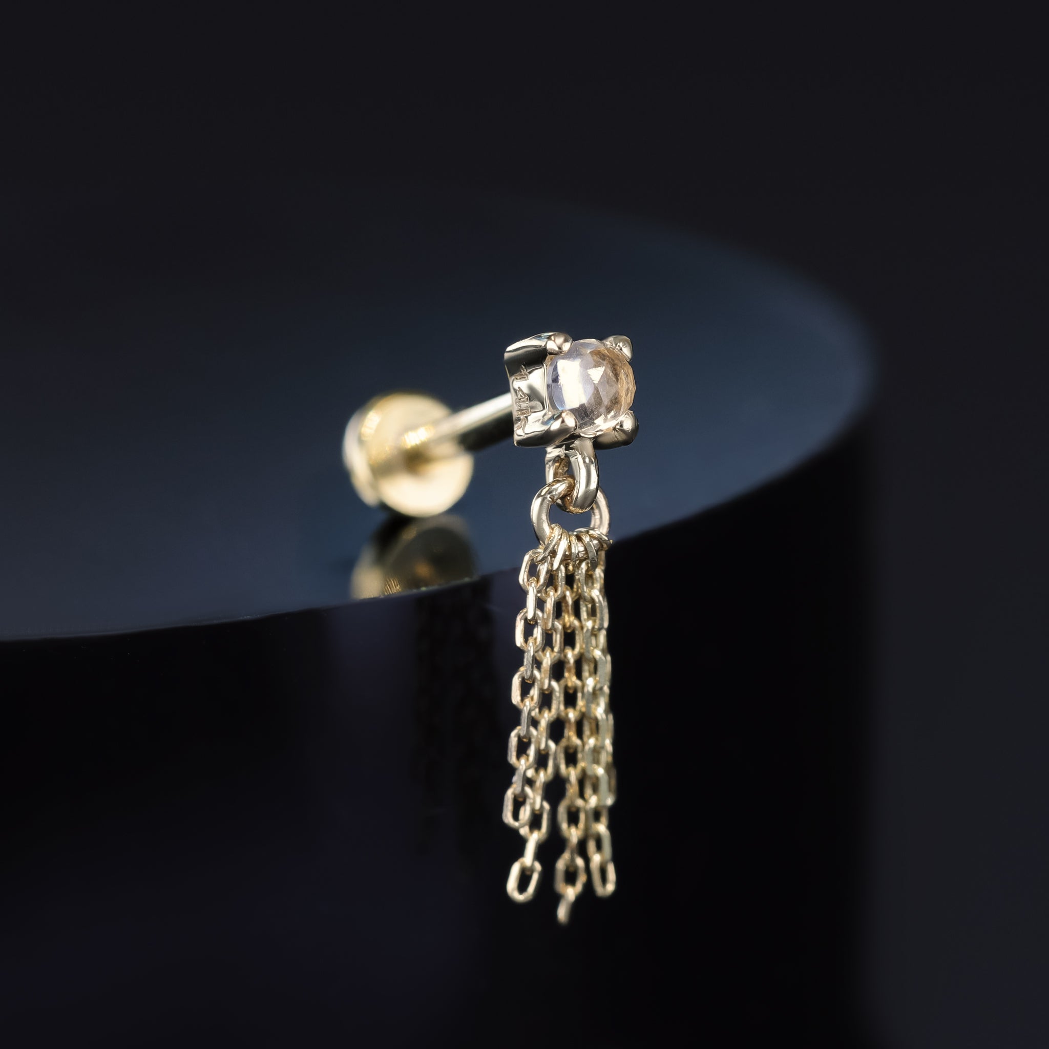 Breeze II • 2mm Rose Cut White Topaz