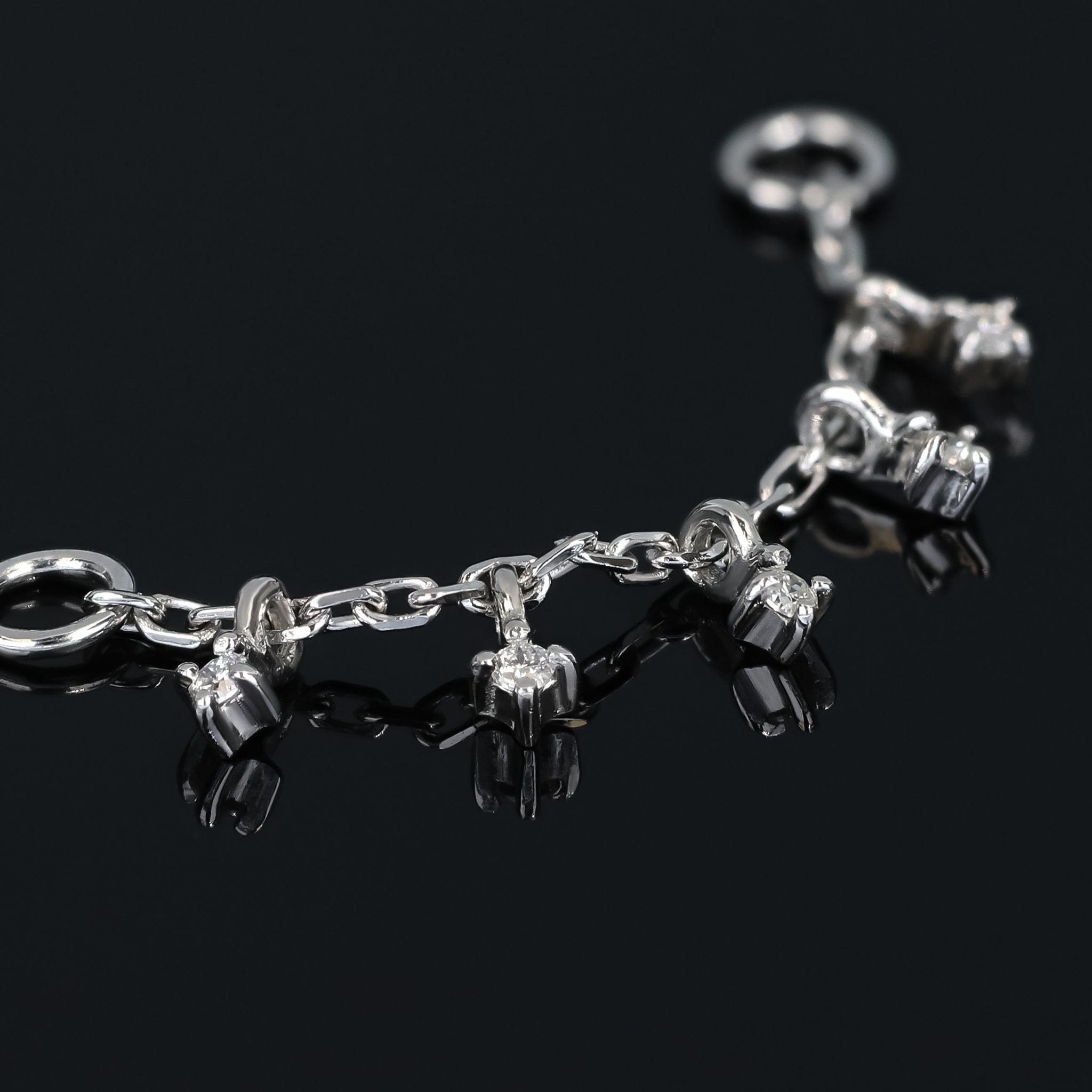 BEATTI Chain Attachments Ember Tiny Diamond Charm Chain Ember Tiny Diamond Charm Chain