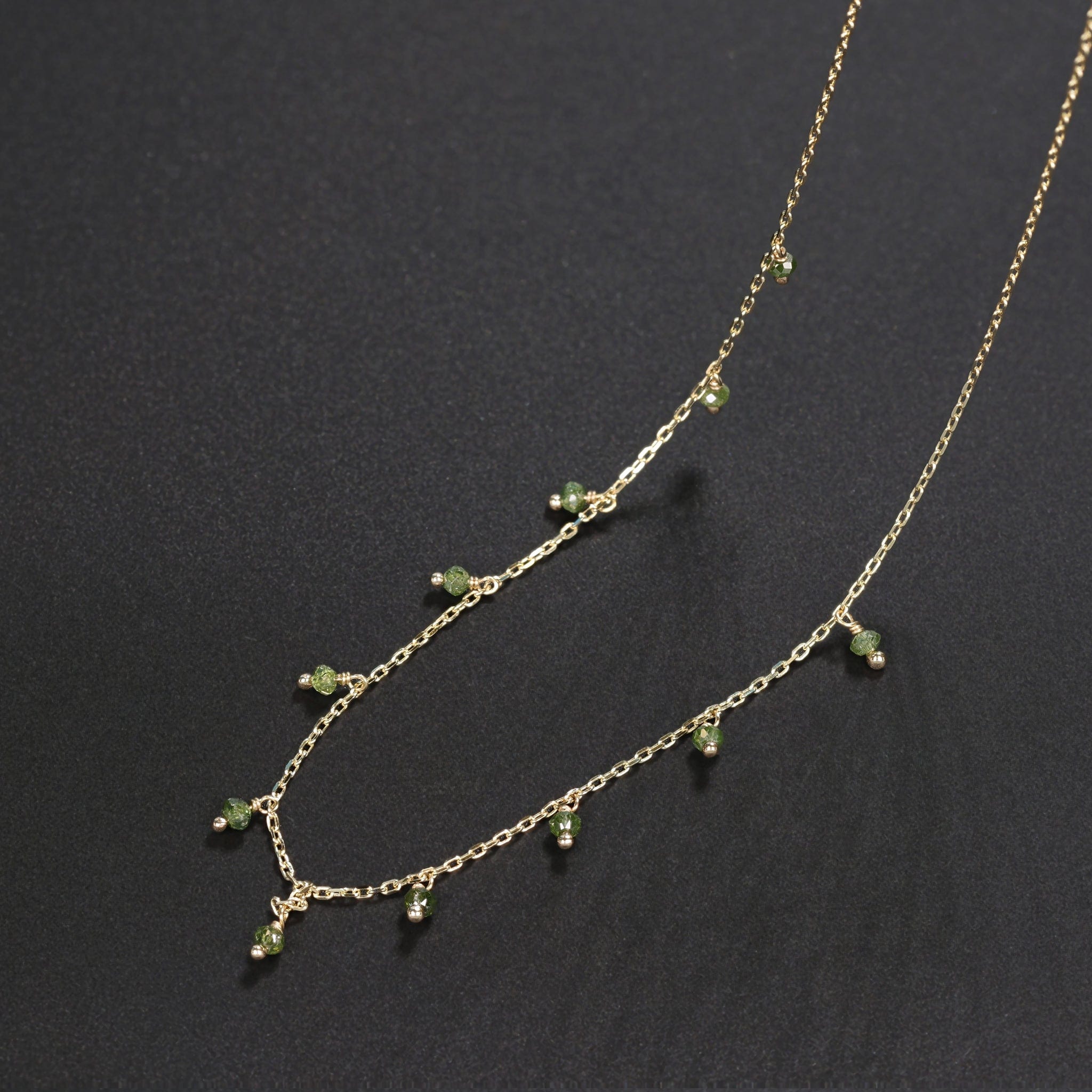 BEATTI Necklace BTNG010 Santal Diamond Beads Necklace BTNG010 Santal Diamond Beads Necklace