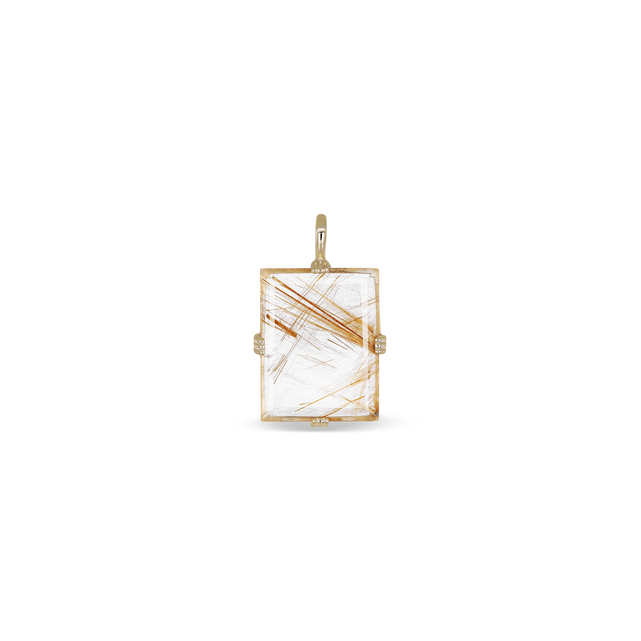 BEATTI Pendants BTP062 • Square Gemstone Necklace Pendant BTP062 • Square Gemstone Necklace Pendant