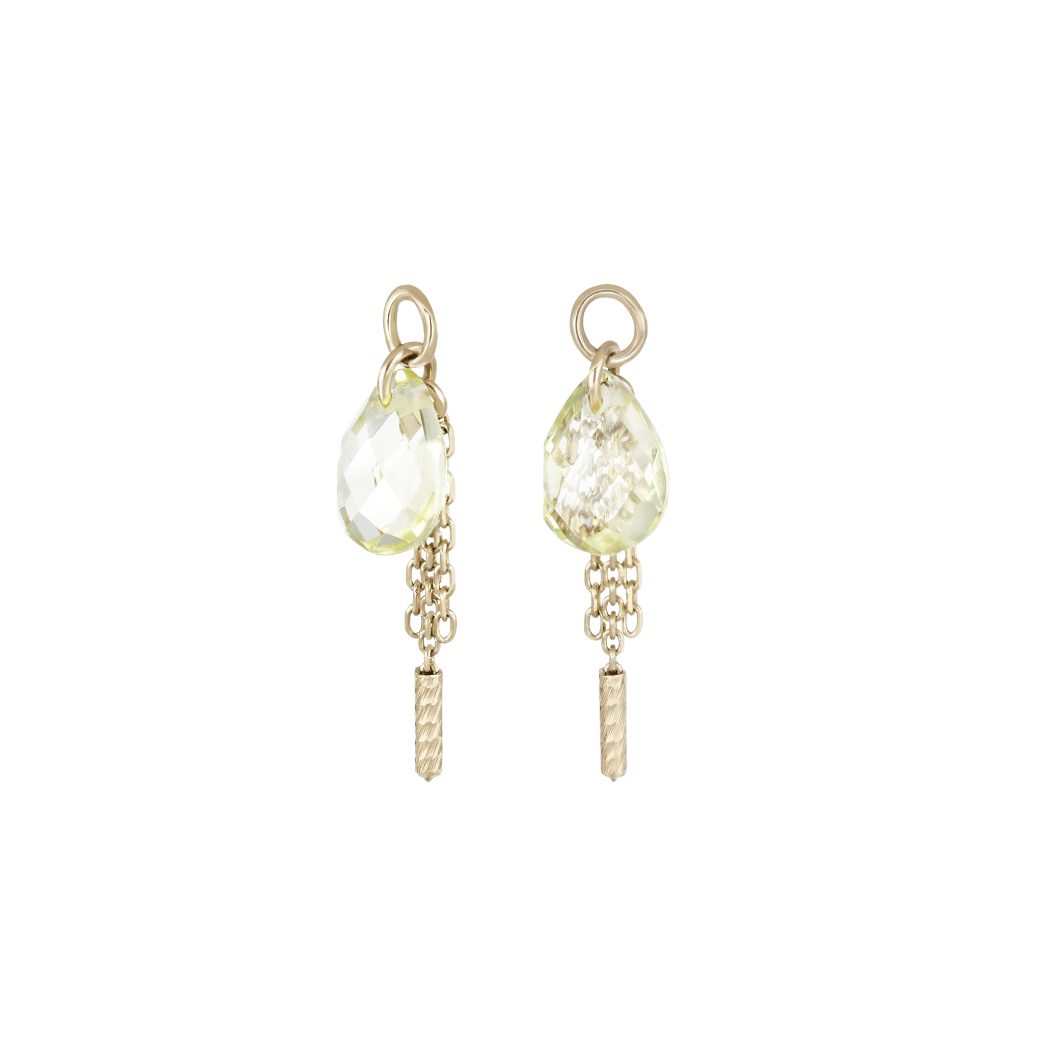 BEATTI Charms BTPG085 • Gemstone Tassel Chain Charm BTPG085 • Gemstone Tassel Chain Charm