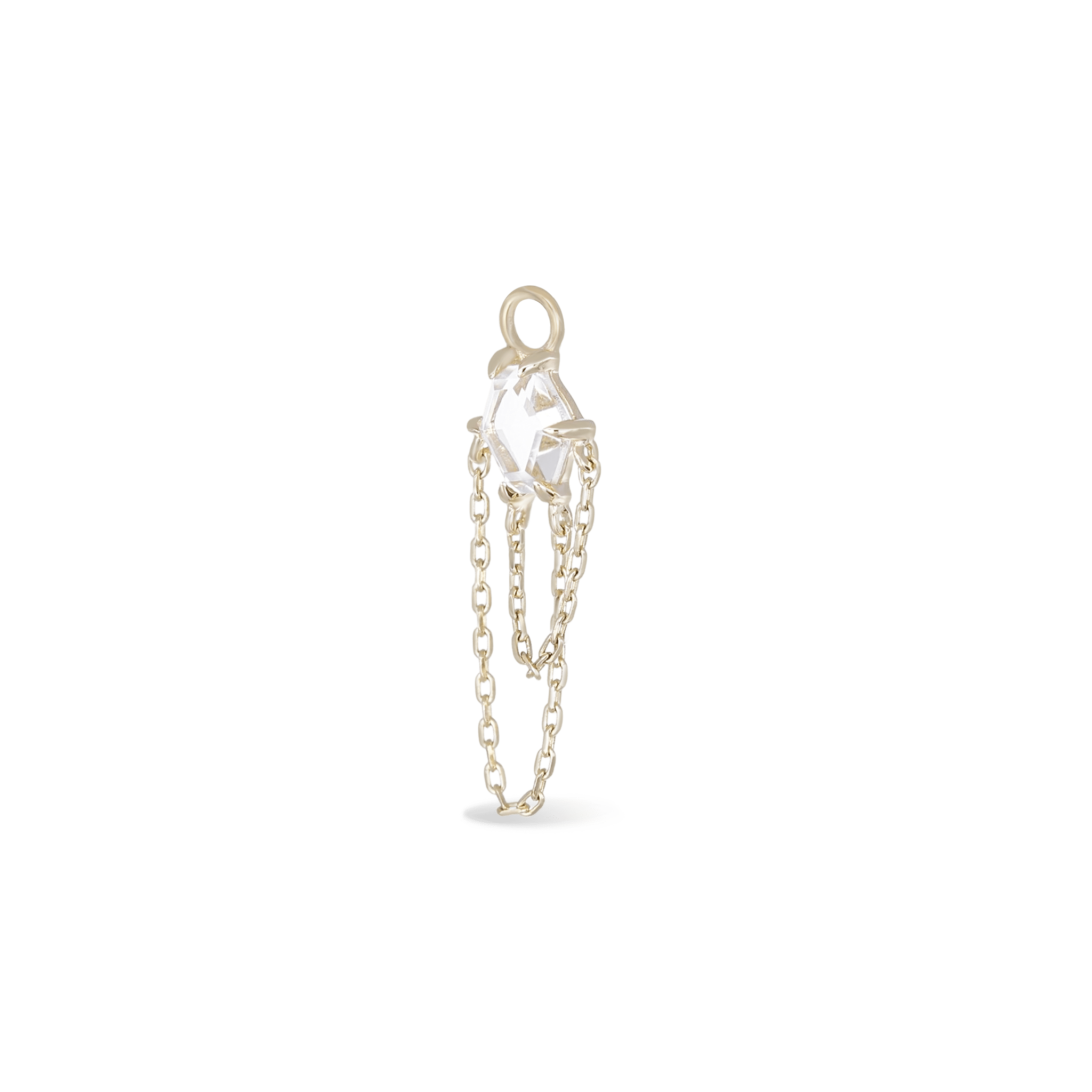 BEATTI Charms BTPG087 • Gemstone Tassel Chain Charm BTPG087 • Gemstone Tassel Chain Charm