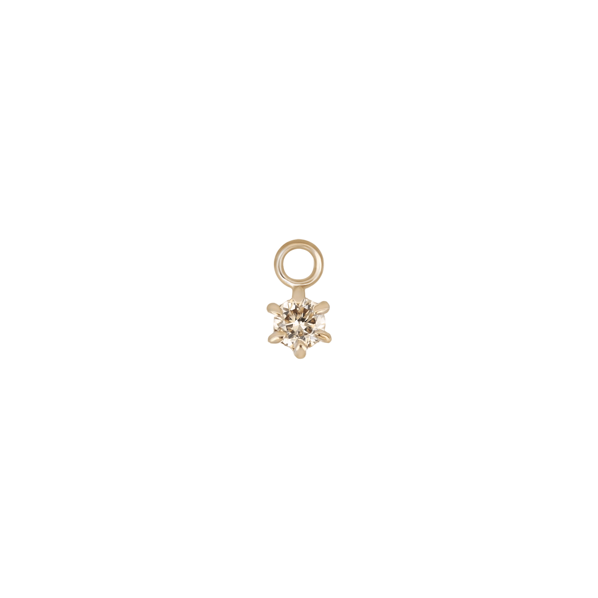 BEATTI Charms BTPG016 • 6 Prong Classic Charm BTPG016 • 6 Prong Classic Charm