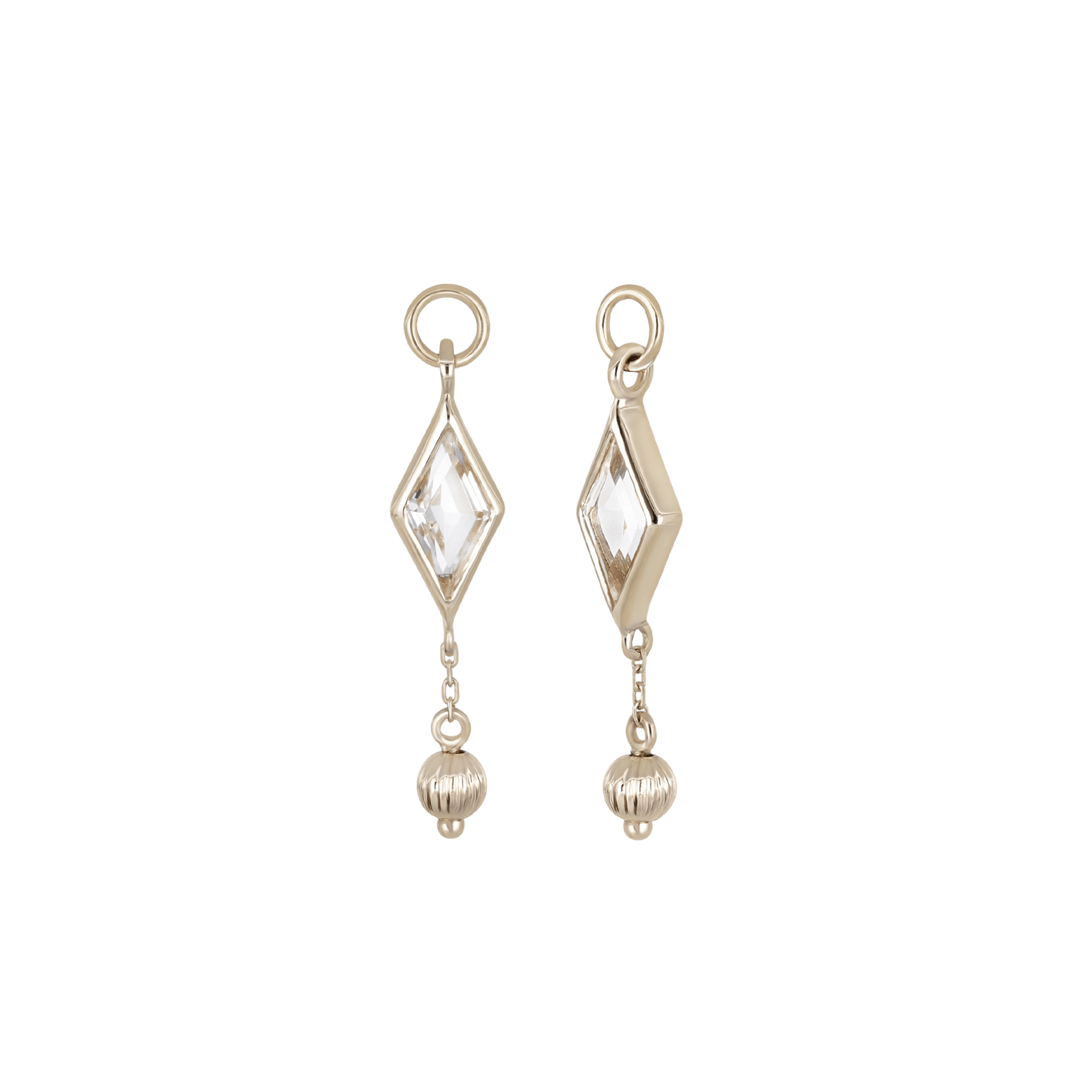 BEATTI Charms BTPG091 • Gemstone Tassel Chain Charm BTPG091 • Gemstone Tassel Chain Charm