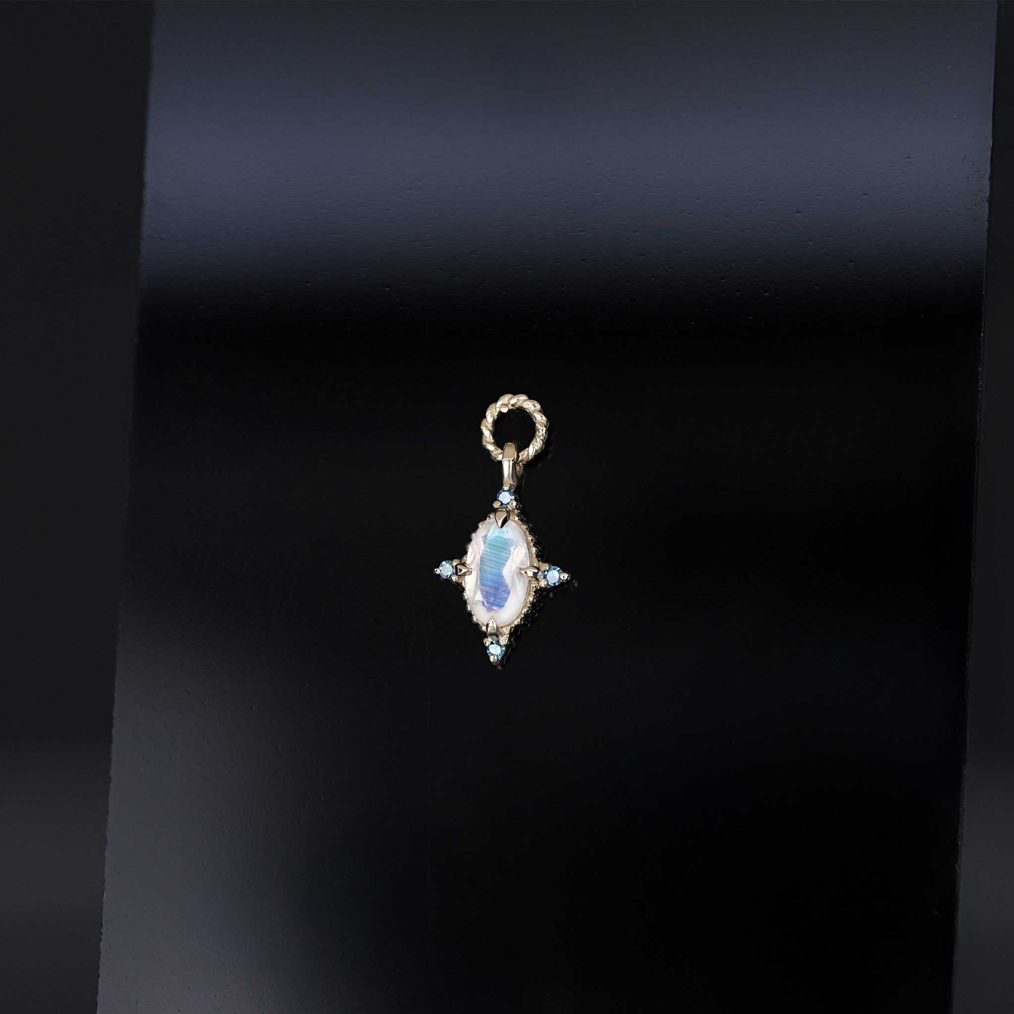 BEATTI Charms Charlotte • Gemstone Hoop Charm Charlotte • Gemstone Hoop Charm