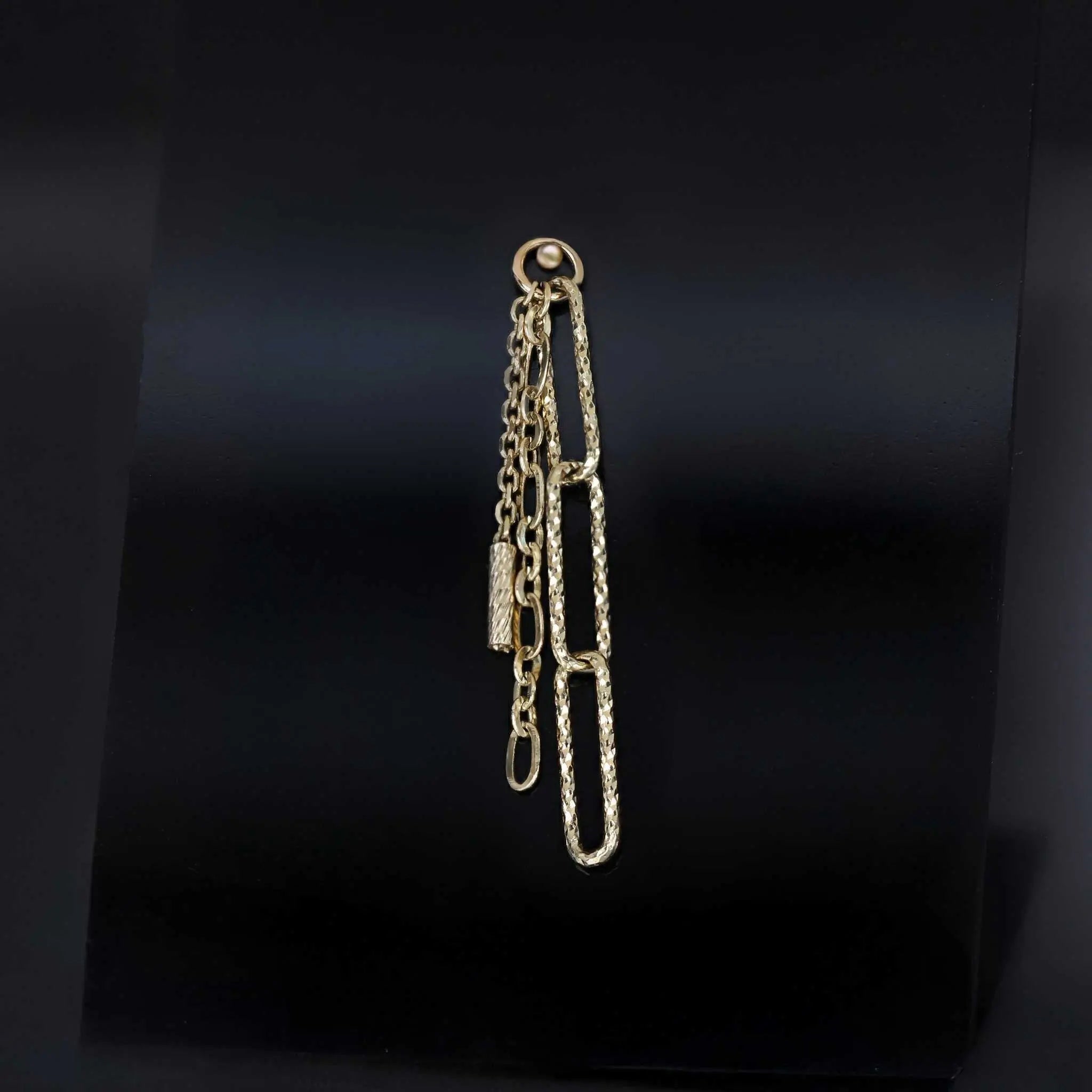 BEATTI Charms Gold Luce • Triple Mixed Chain Charm BTPG111 Luce • Triple Mixed Chain Charm