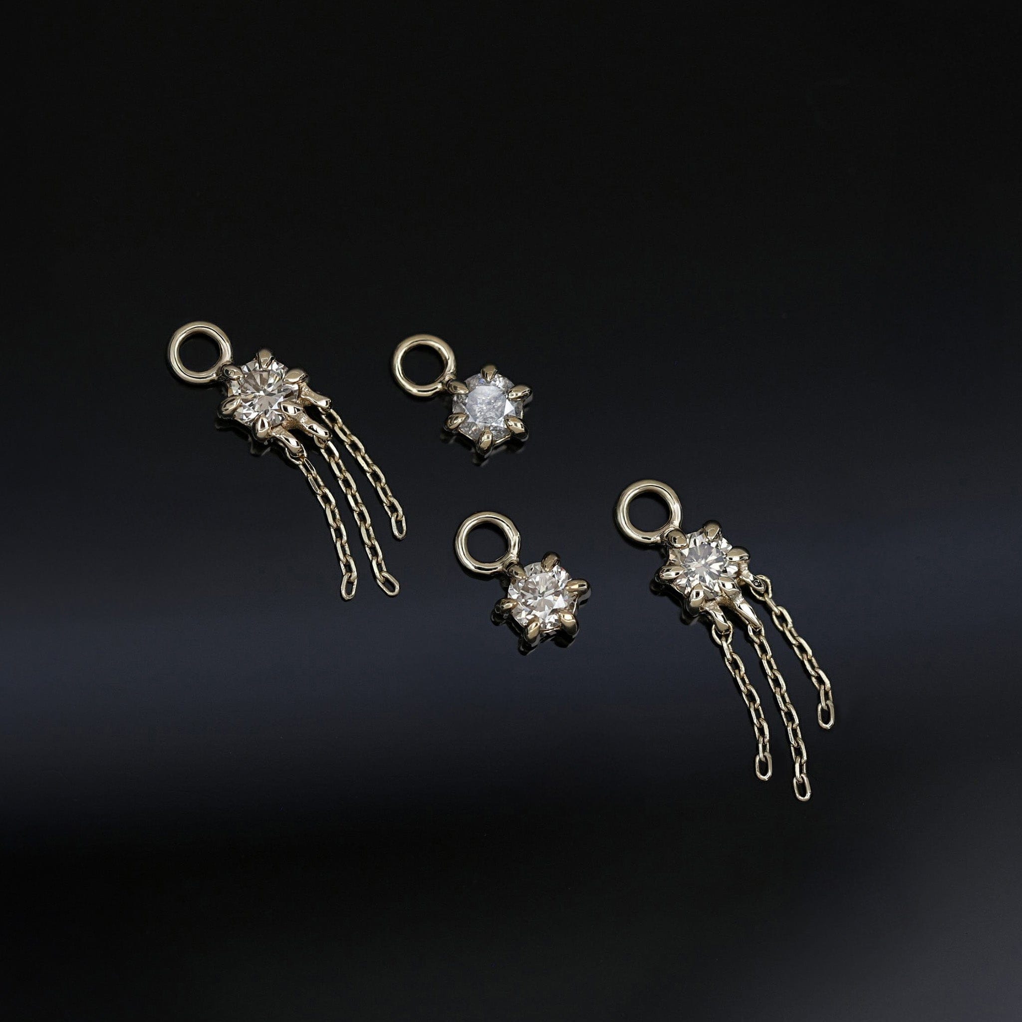 BEATTI Charms BTPG016 • 6 Prong Classic Charm BTPG016 • 6 Prong Classic Charm