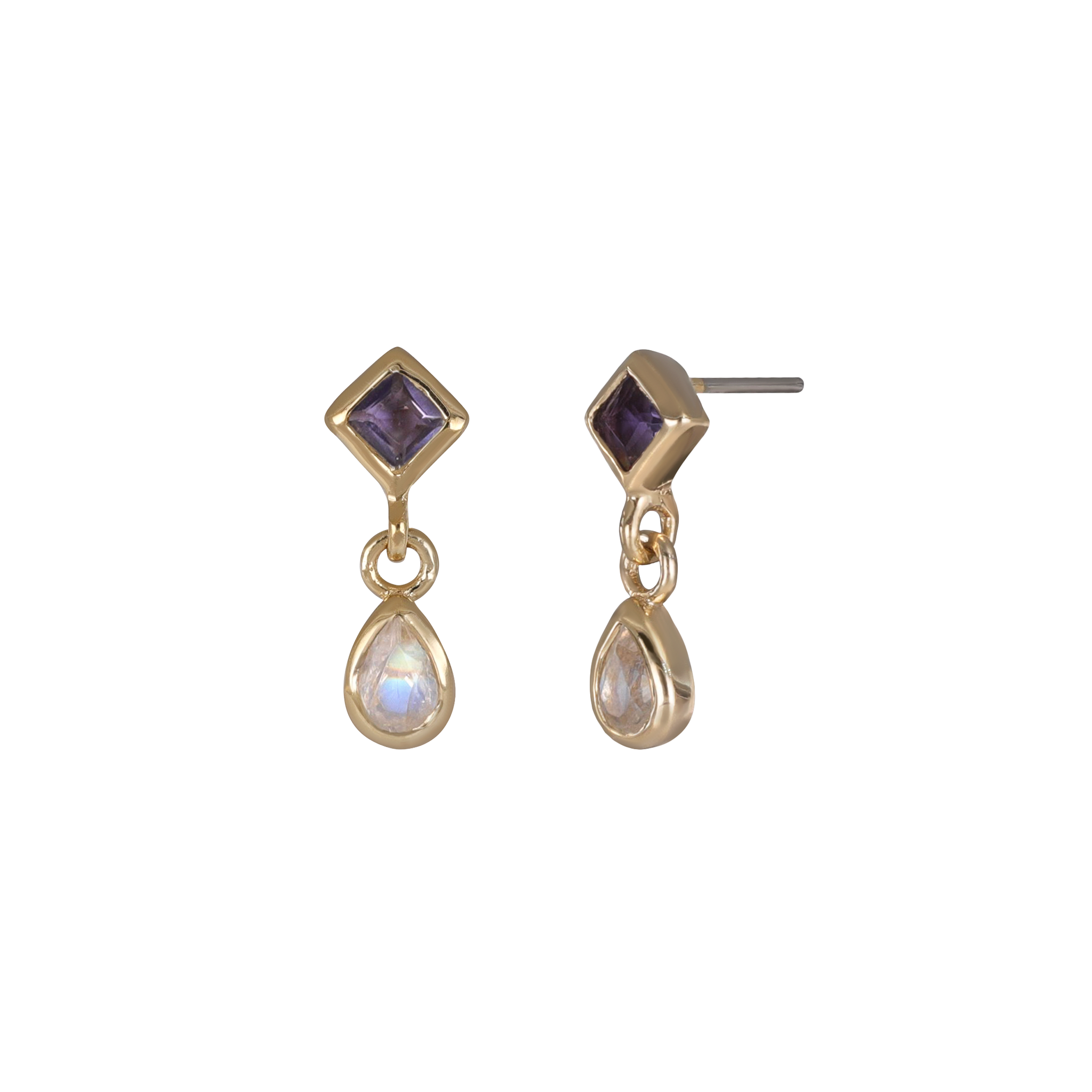 Rena • White Topaz Threadless Ends