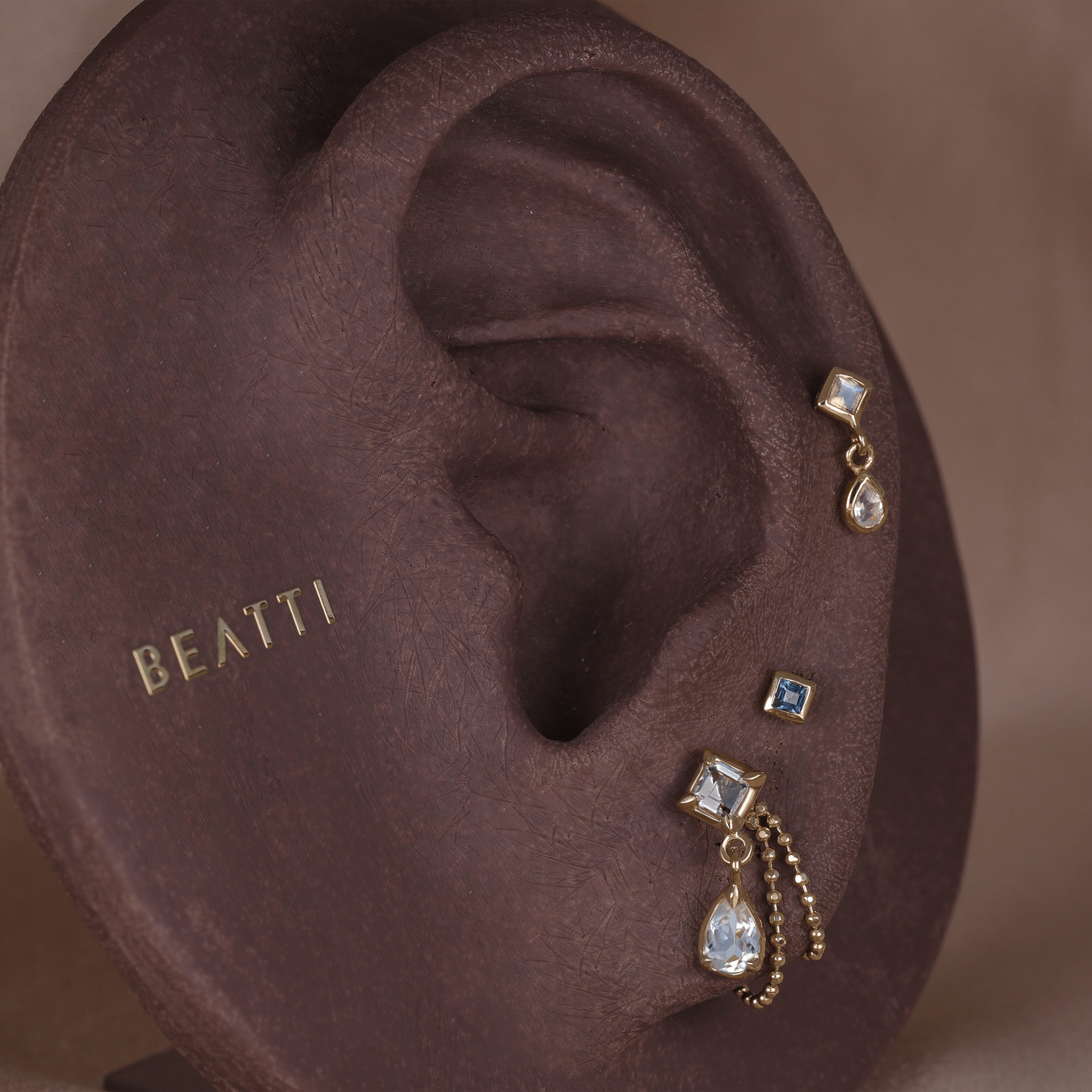 Esther • Natural Gemstone Threadless Ends