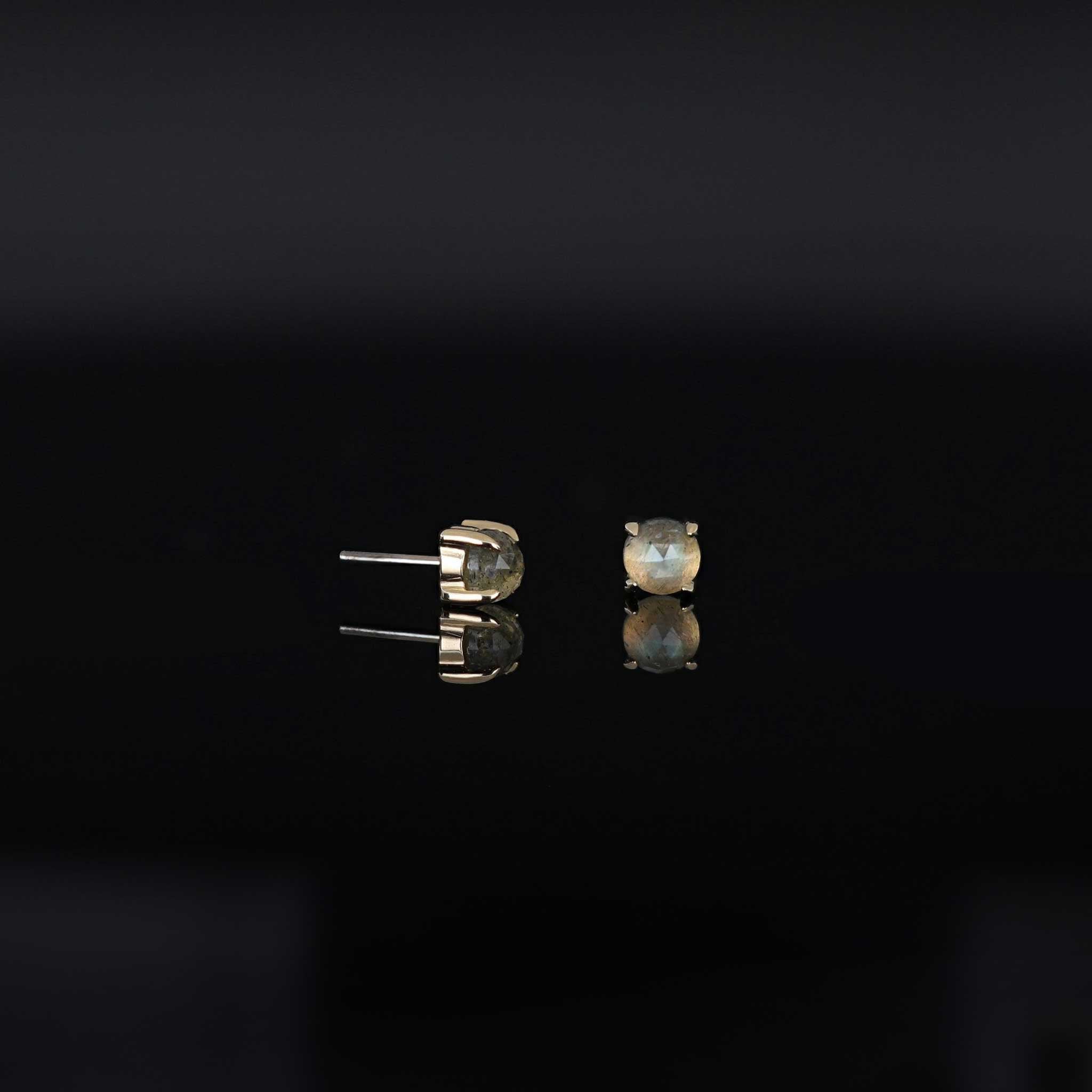 BEATTI Threadless Ends BTPRG072 • 14K Gold Gemstone Threadless End BTPRG072 • 14K Gold Gemstone Threadless End