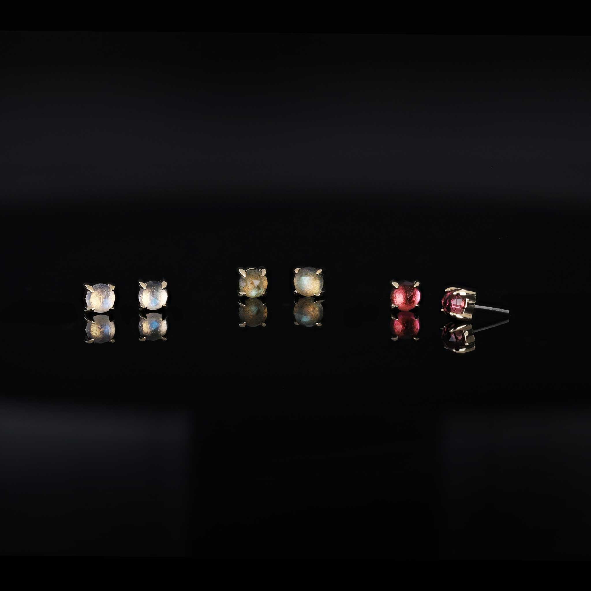 BEATTI Threadless Ends BTPRG072 • 14K Gold Gemstone Threadless End BTPRG072 • 14K Gold Gemstone Threadless End