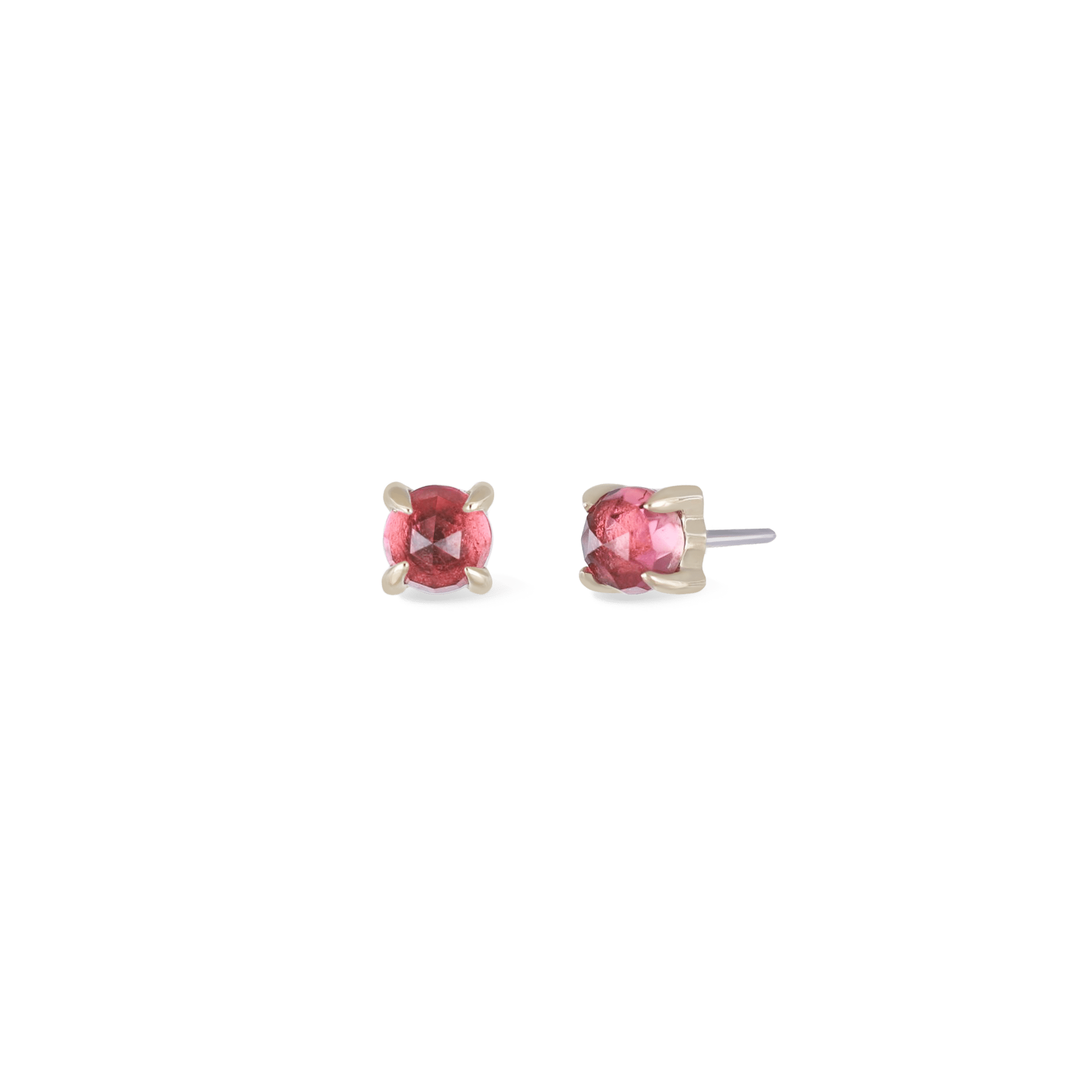 BEATTI Threadless Ends Gold / Pink Tourmaline BTPRG072 • 14K Gold Gemstone Threadless End BTPRG072 TP BTPRG072 • 14K Gold Gemstone Threadless End