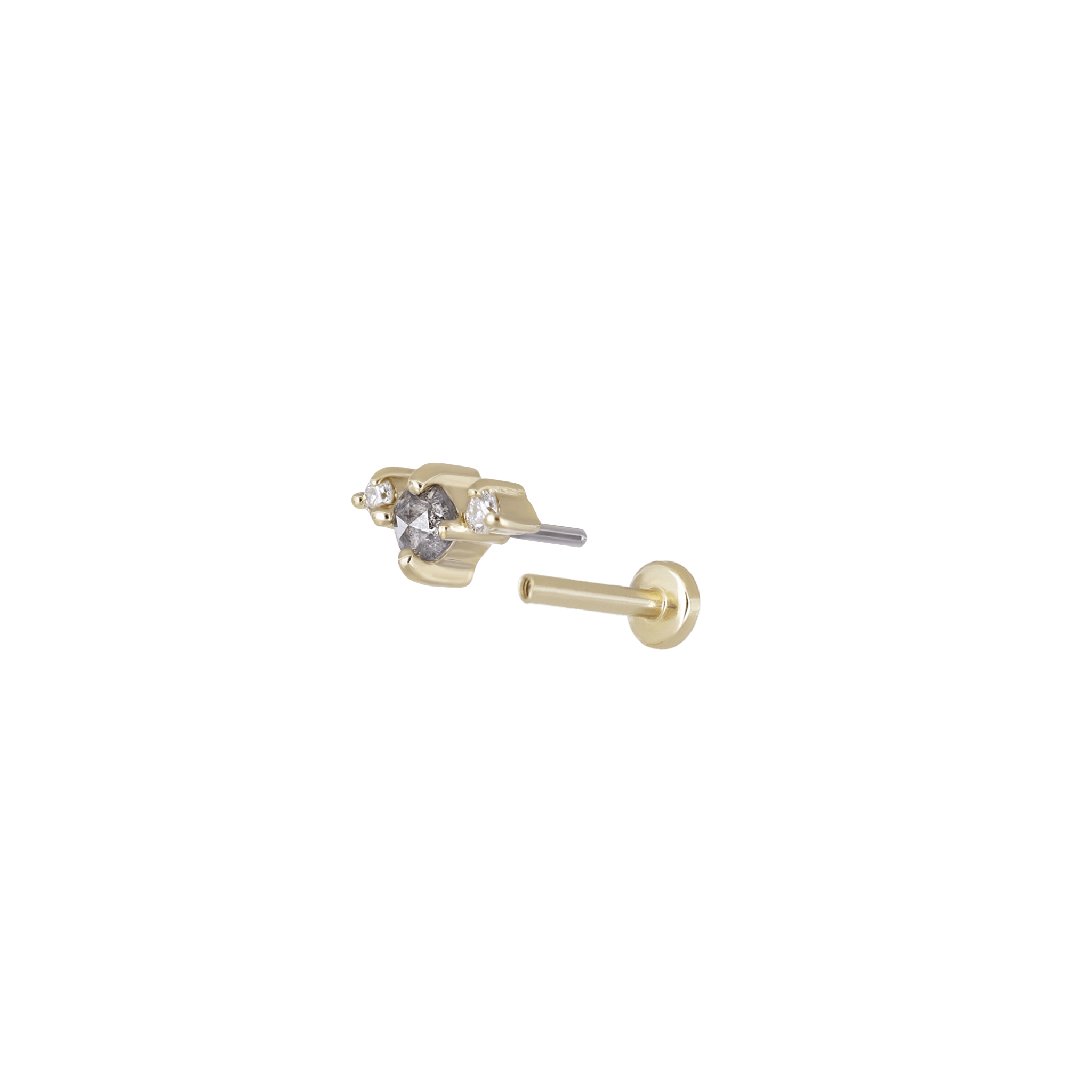BEATTI Threadless Ends BTPRG073 • 14K Gold Gemstone Threadless End BTPRG073 • 14K Gold Gemstone Threadless End