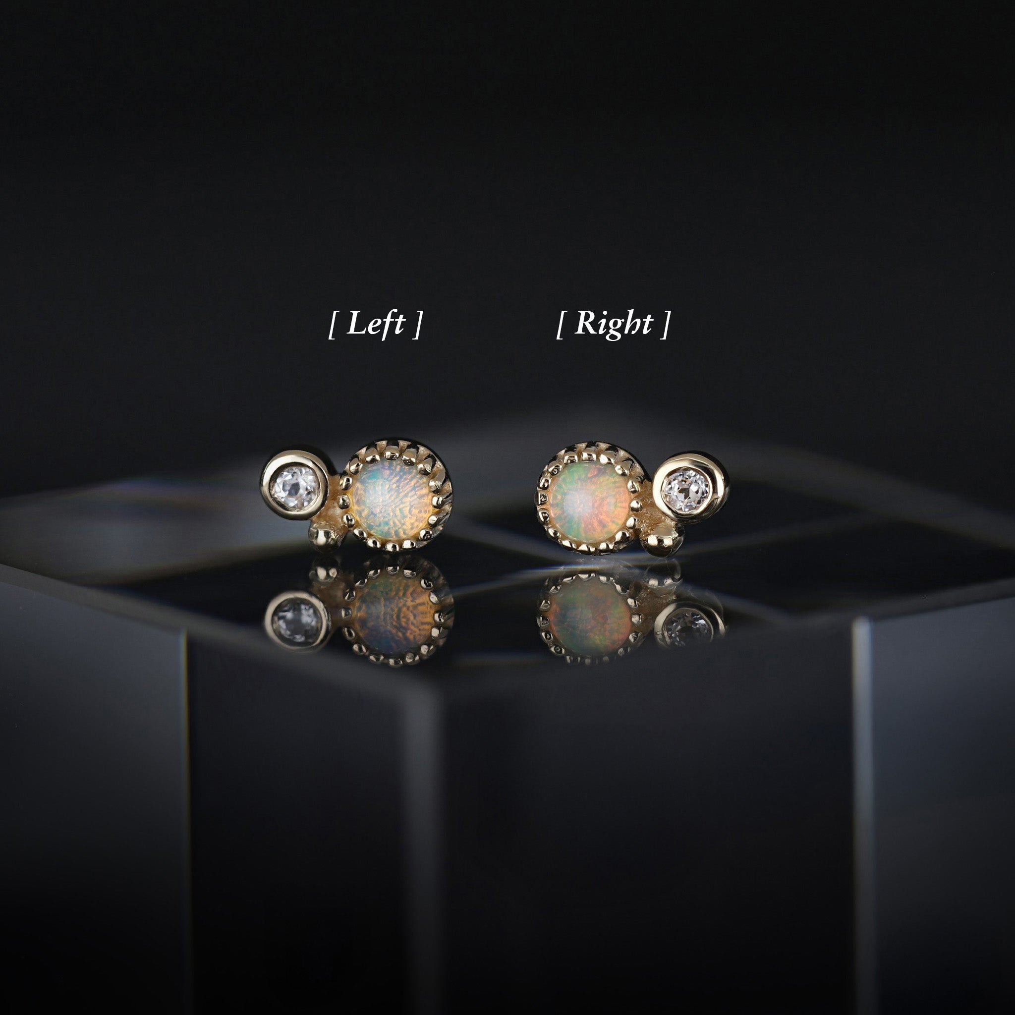 Twinette • 14K Gold Gemstone Threadless End