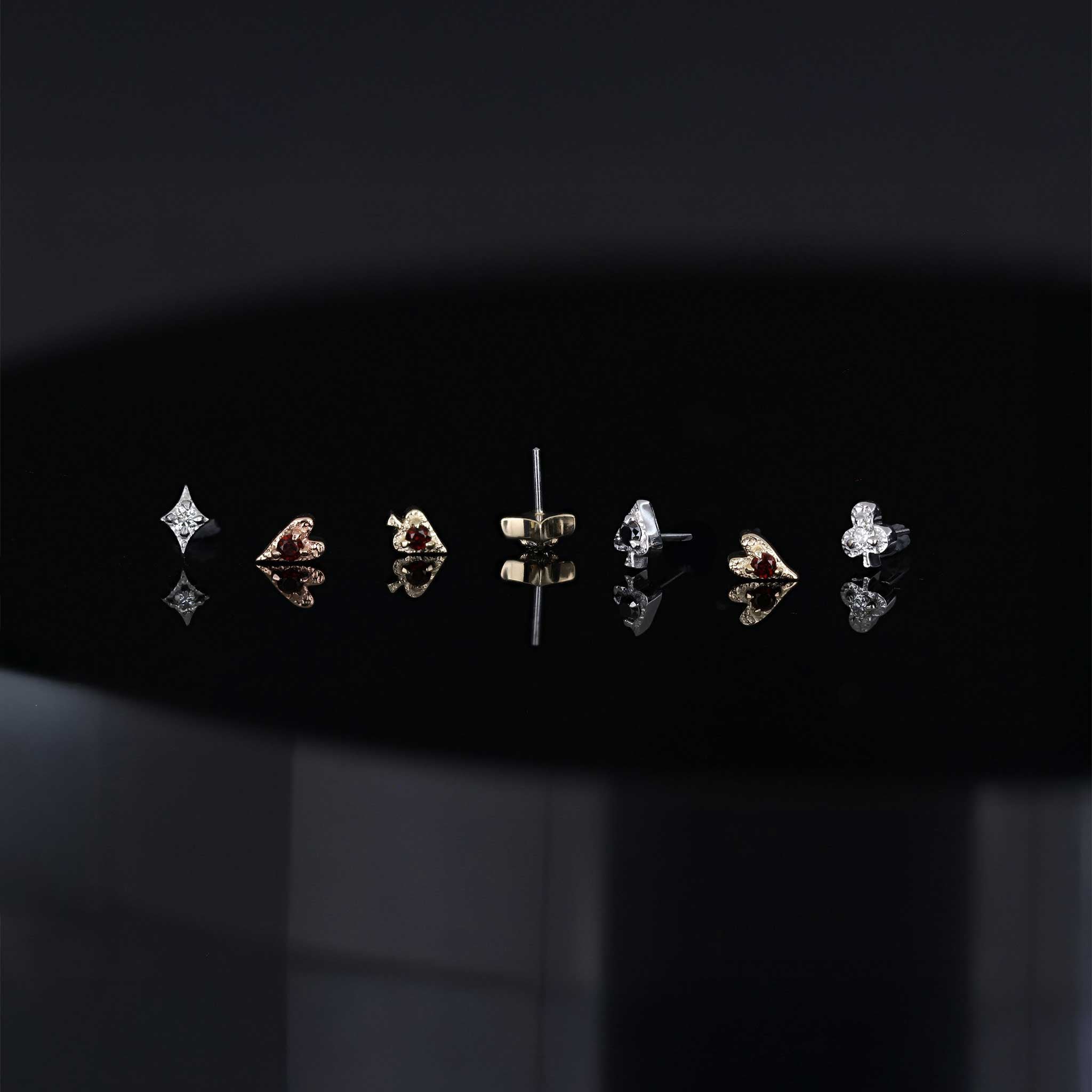 BEATTI Threadless Ends BTPRG102 • 14K Gold Gemstone Threadless End BTPRG102 • 14K Gold Gemstone Threadless End