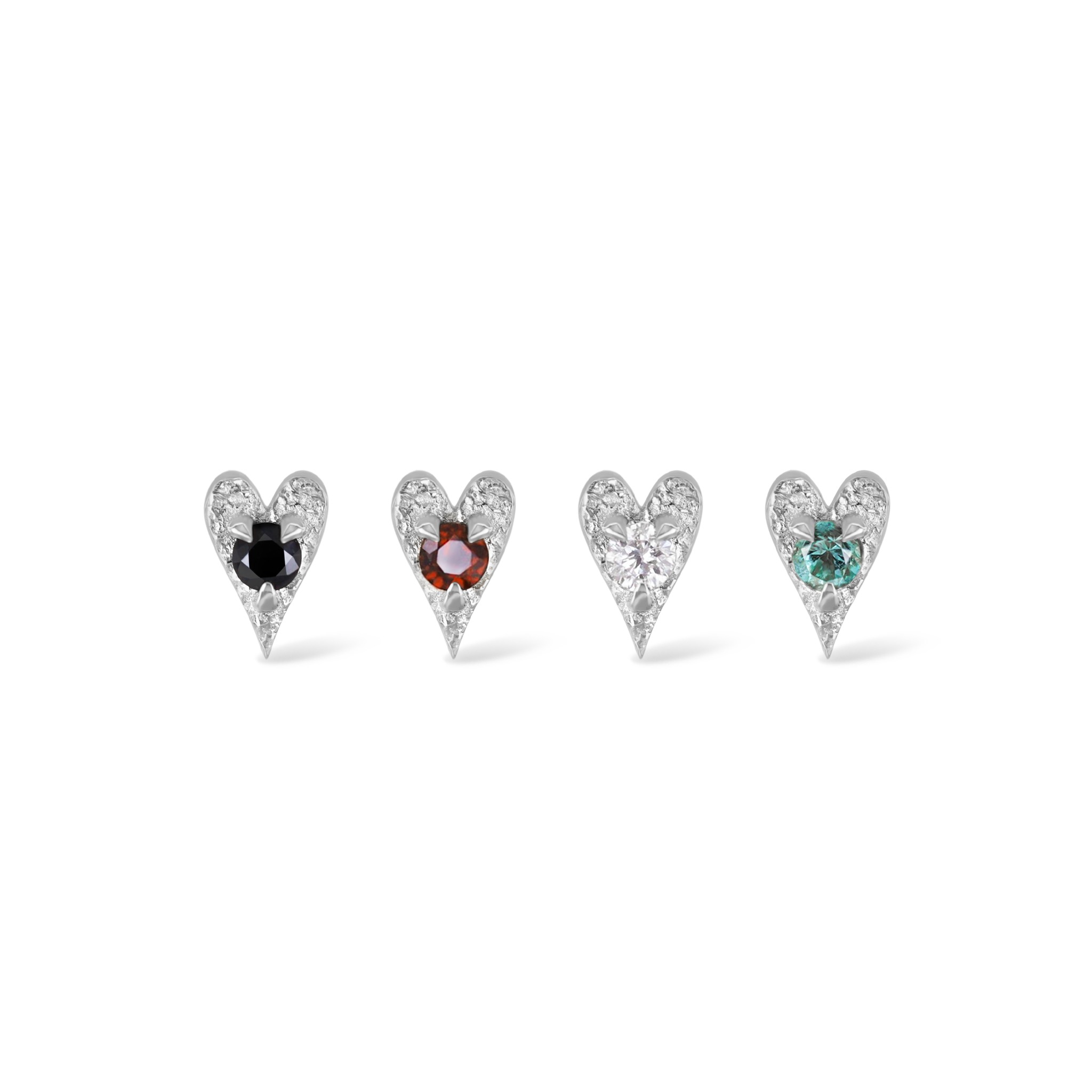 Heart • Ace of Gems Flatback Stud