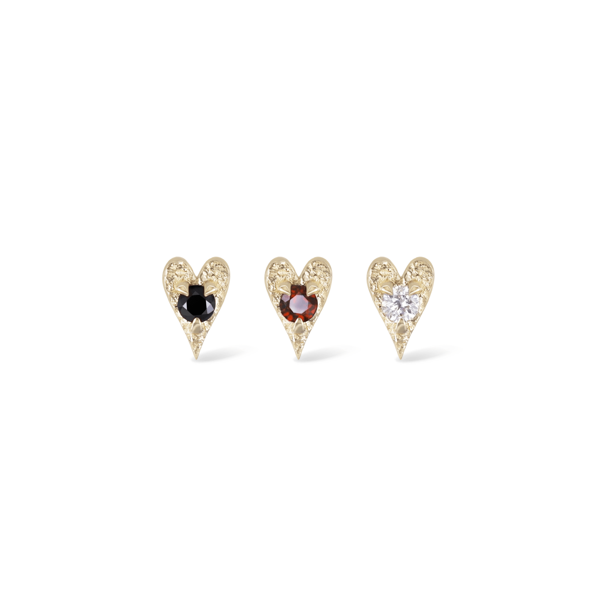 BEATTI Threadless Ends Gold / Garnet BTPRG101 • 14K Gold Gemstone Threadless End BTPRG101 BTPRG101 • 14K Gold Gemstone Threadless End