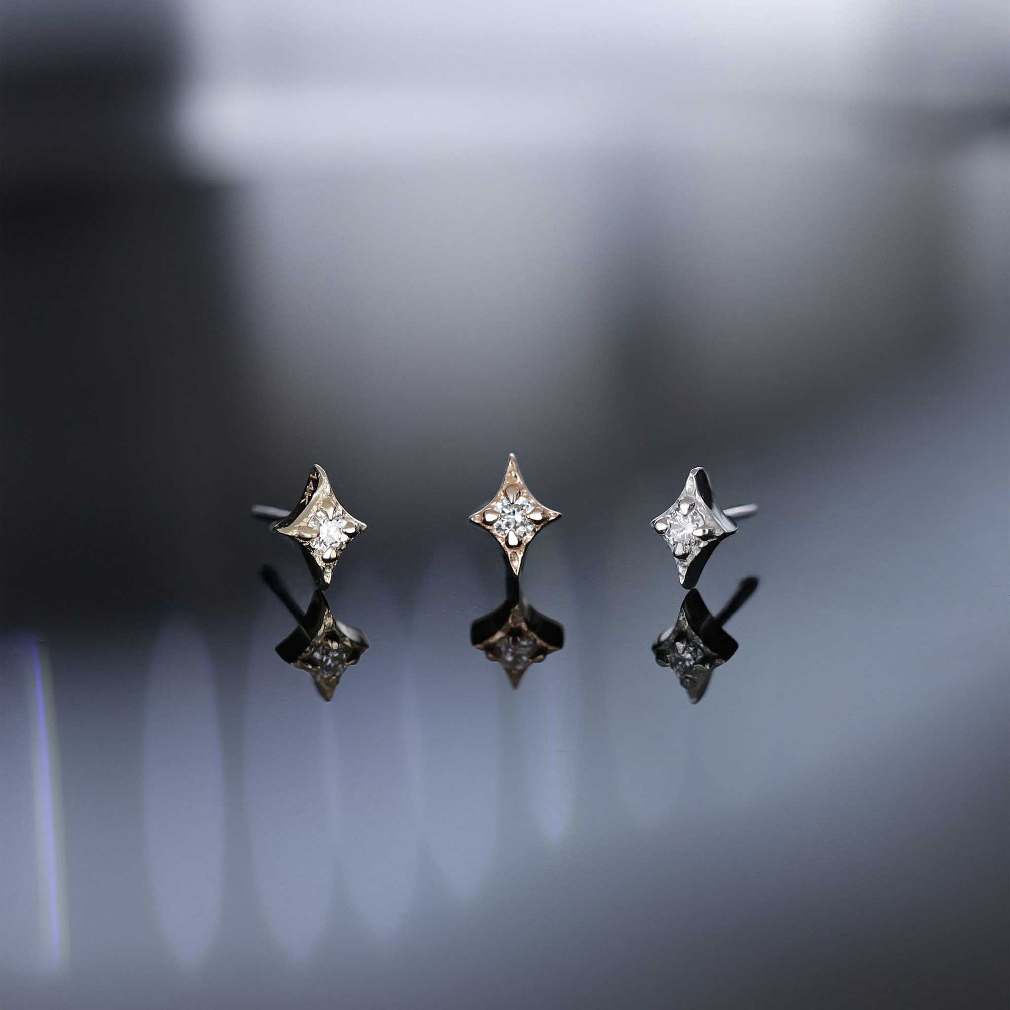 BEATTI Threadless Ends BTPRG102 • 14K Gold Gemstone Threadless End BTPRG102 • 14K Gold Gemstone Threadless End